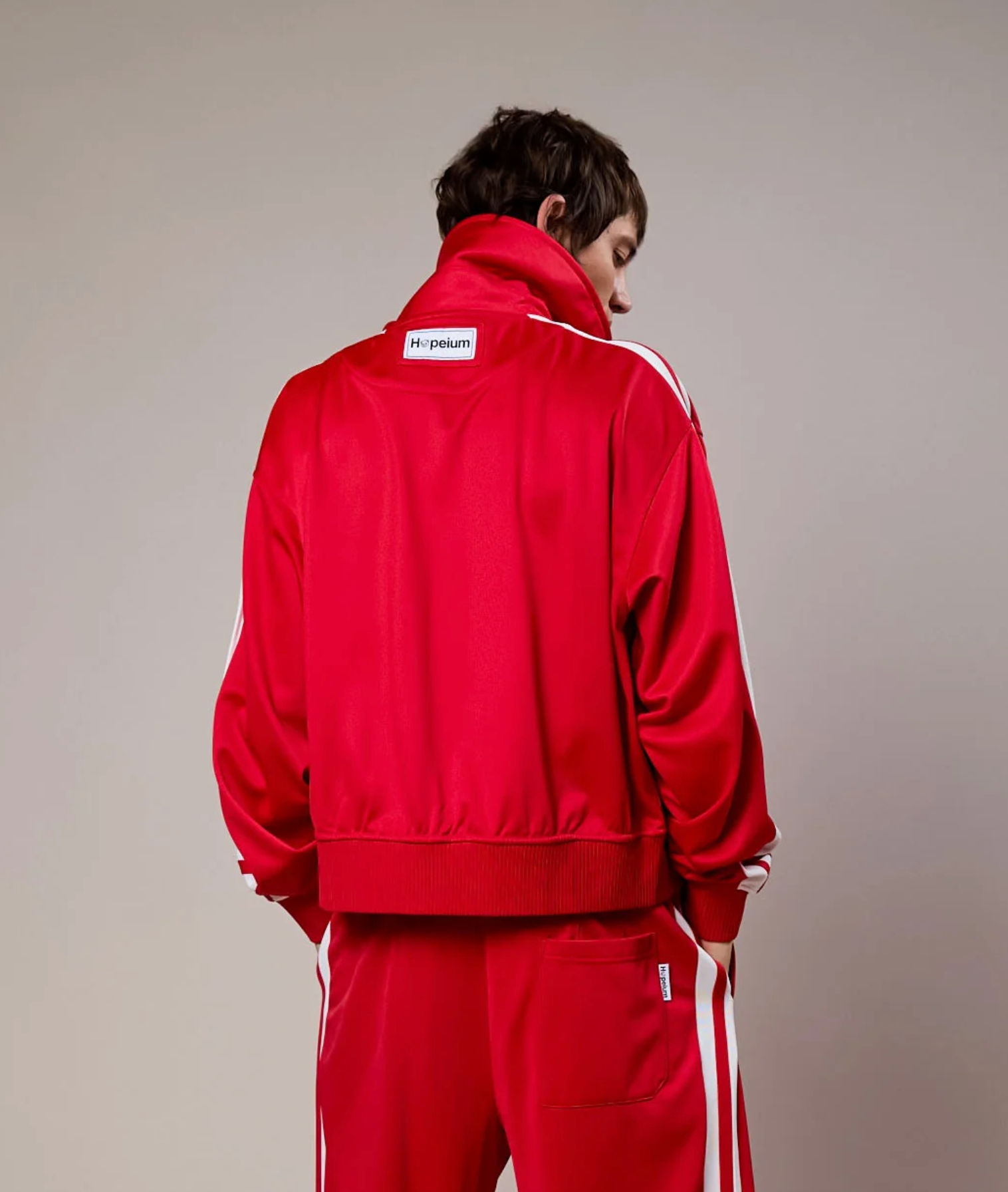 HOPEIUM TRACK JACKET RED