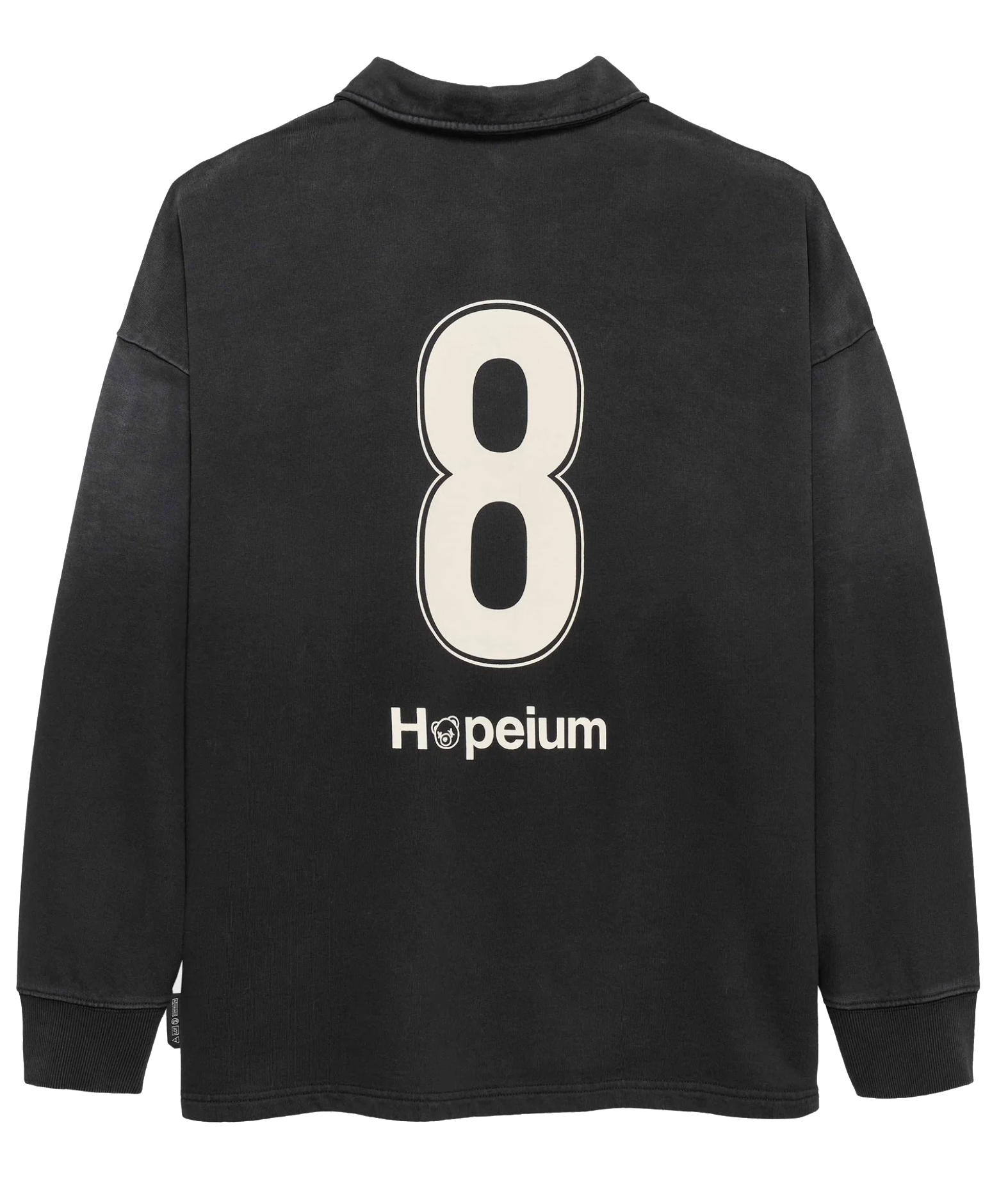 HOPEIUM FOOTBALL POLO SWEAT BLACK