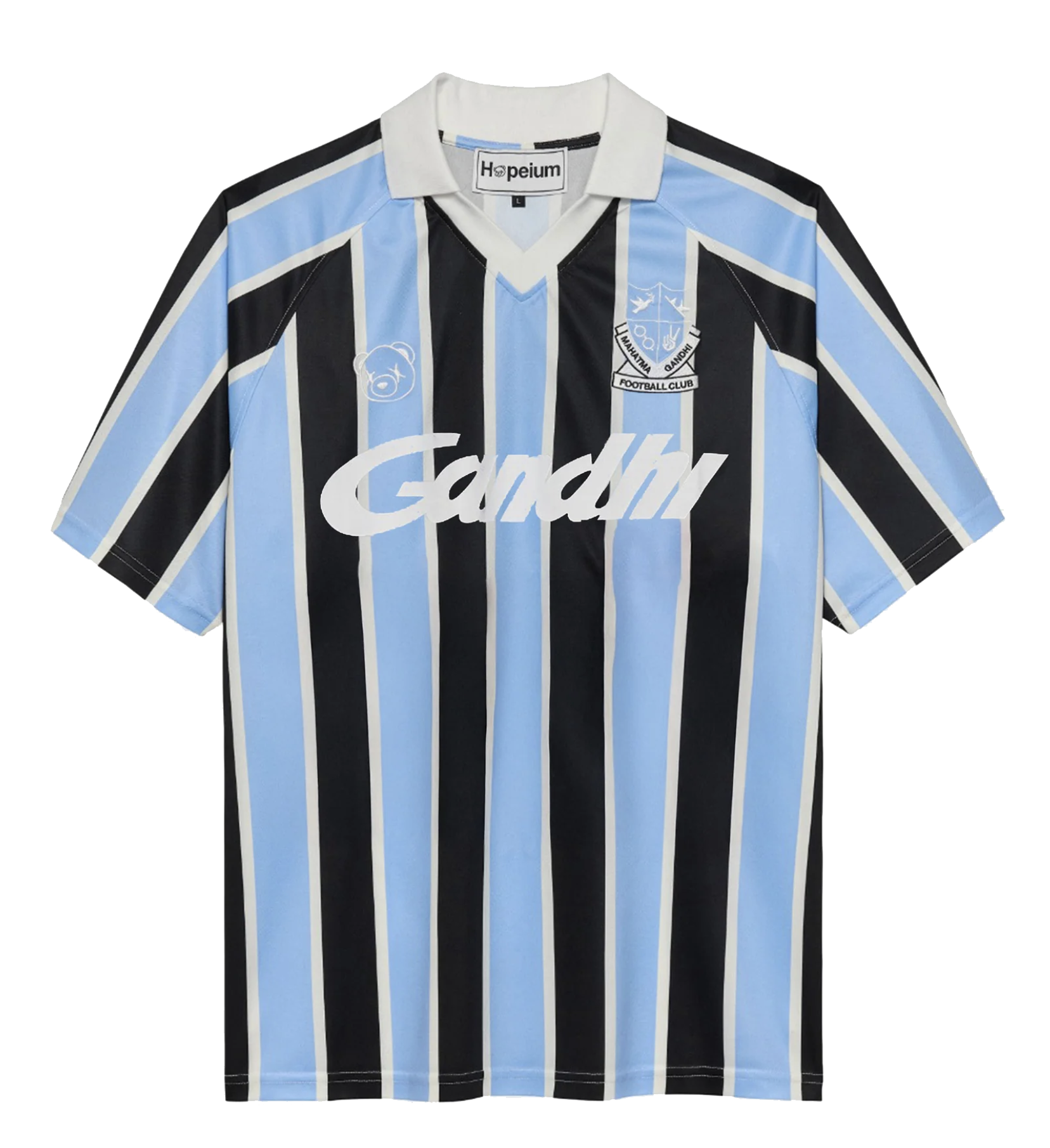 HOPEIUM FOOTBALL RAGLAN TEE BLUE