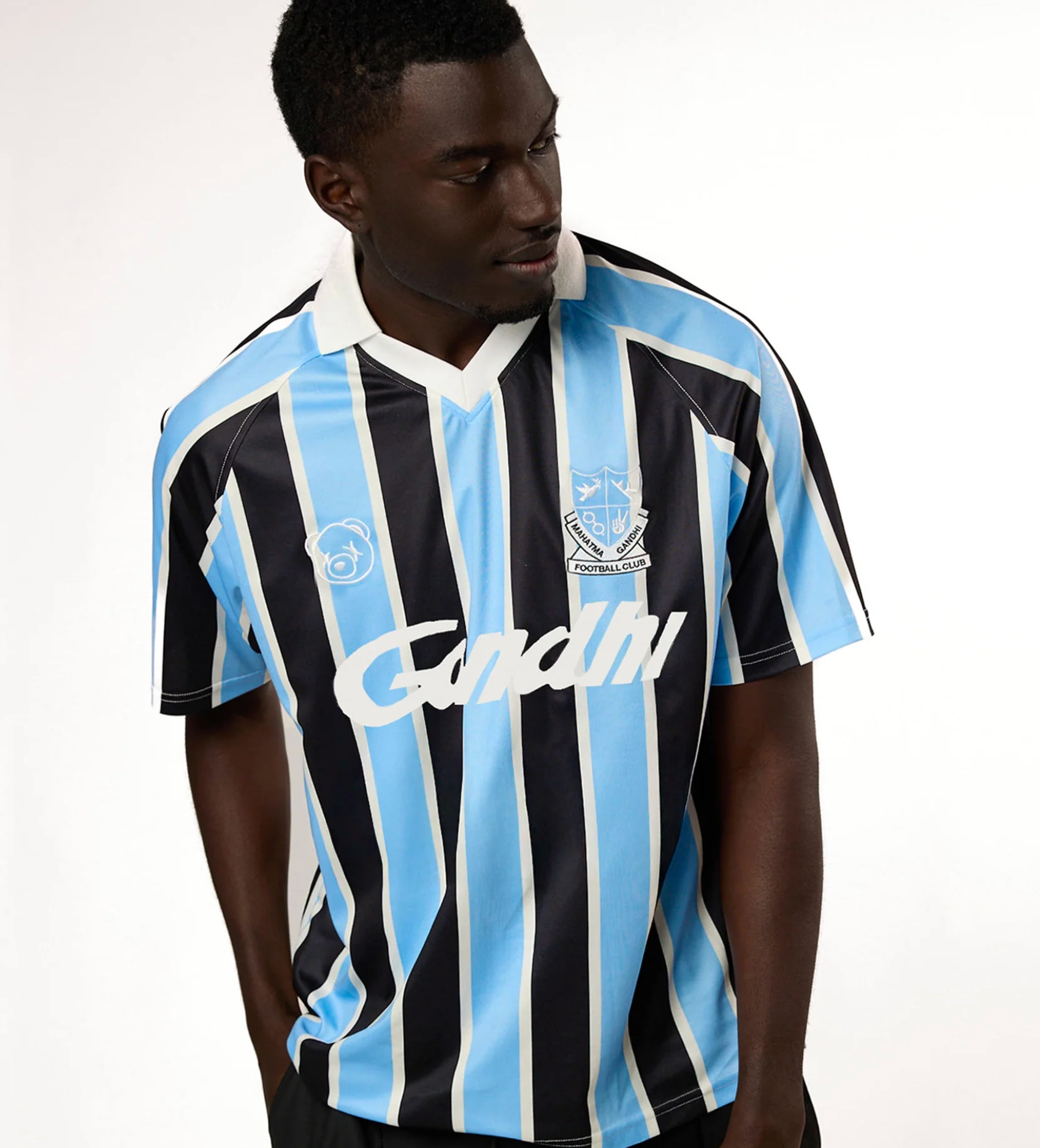 HOPEIUM FOOTBALL RAGLAN TEE BLUE