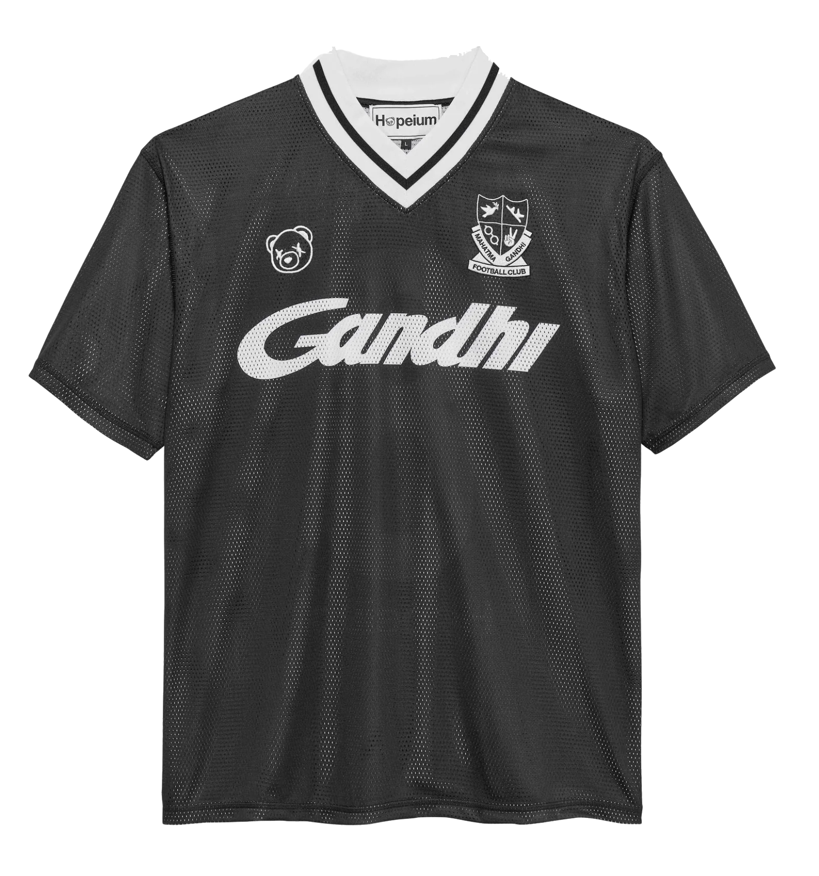 HOPEIUM MESH FOOTBALL TEE BLACK