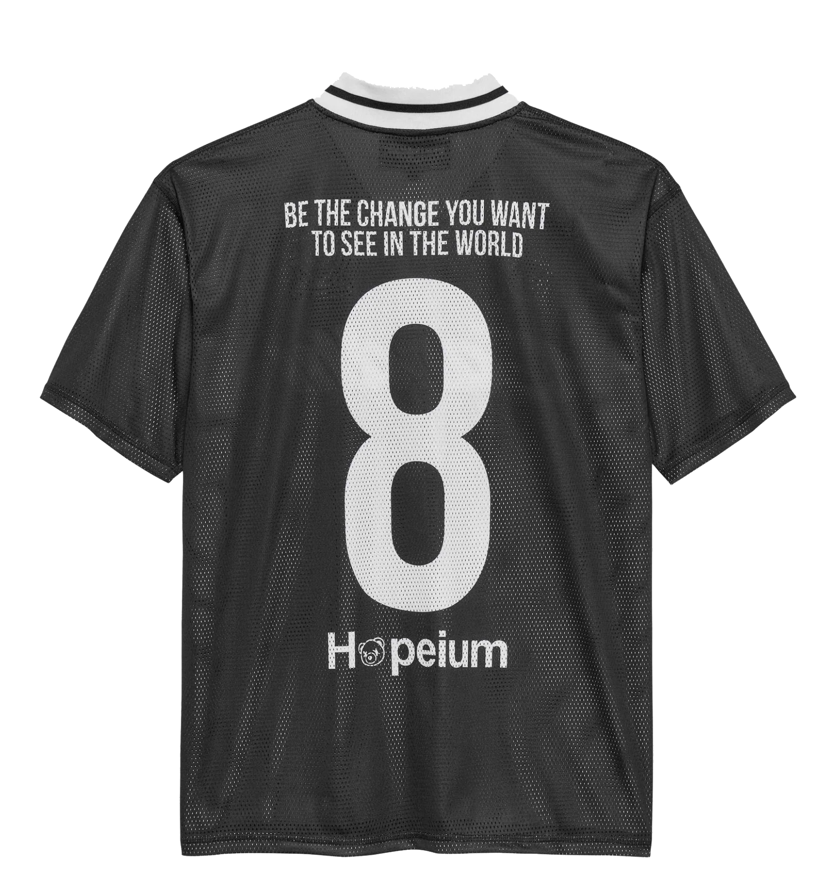 HOPEIUM MESH FOOTBALL TEE BLACK