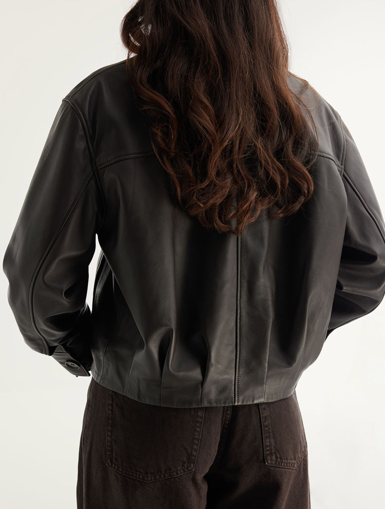 NUBIKK KATE JACKET DK. BROWN LEATHER