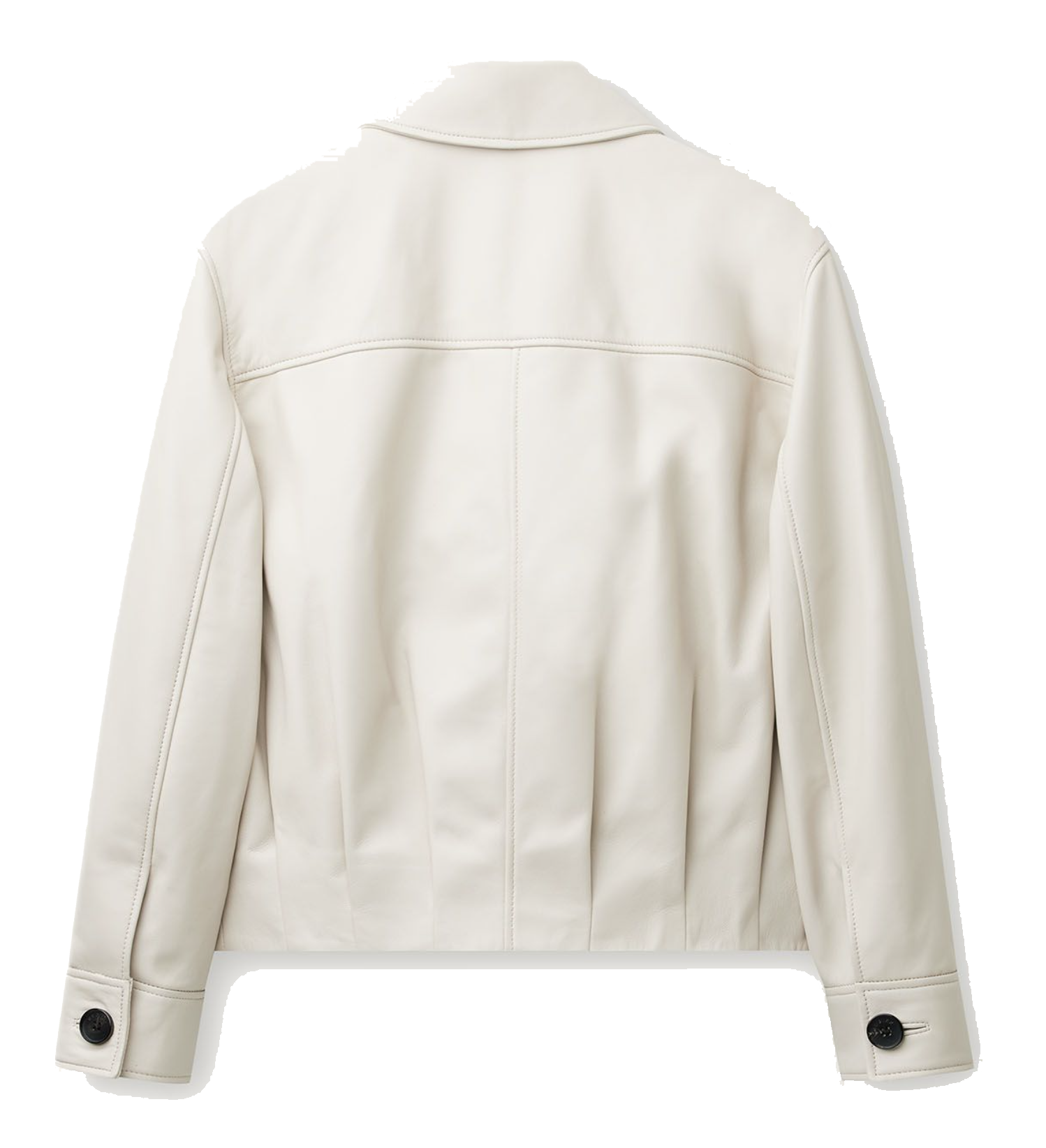 NUBIKK KATE JACKET OFF WHITE LEATHER