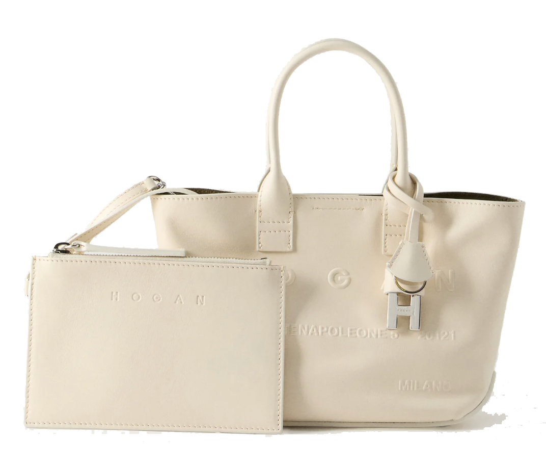 HOGAN ADDRESS SHOPPING MINI BEIGE