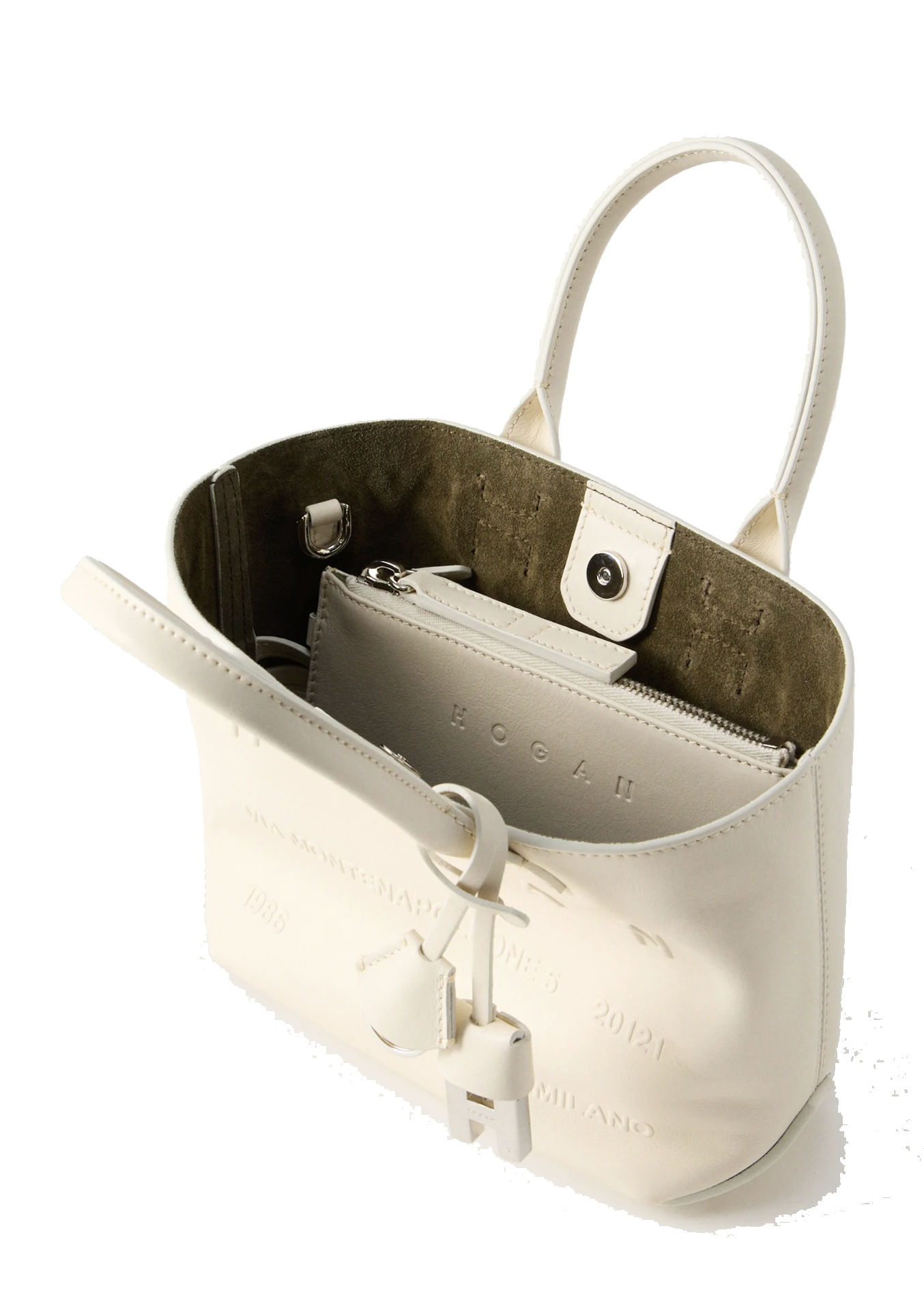 HOGAN ADDRESS SHOPPING MINI BEIGE