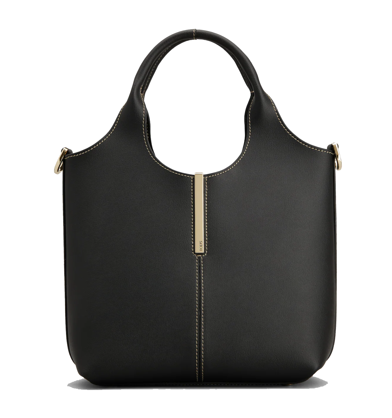 TOD'S TOTE SHOPPING BAG MINI BLACK