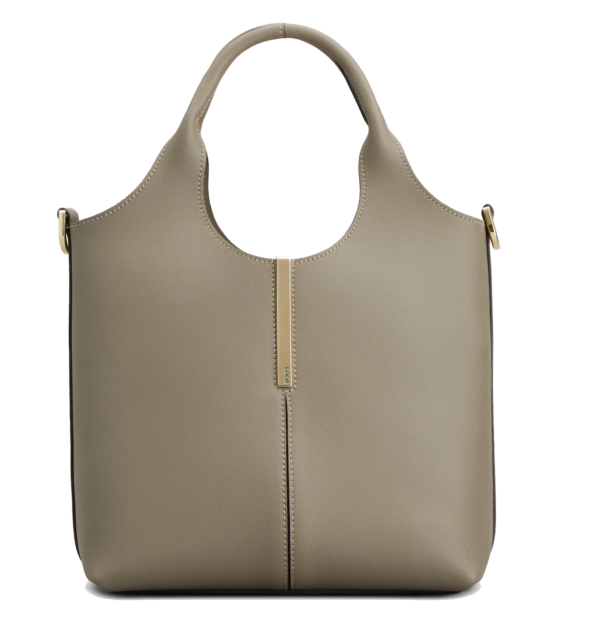 TOD'S TOTE SHOPPING BAG MINI TAUPE