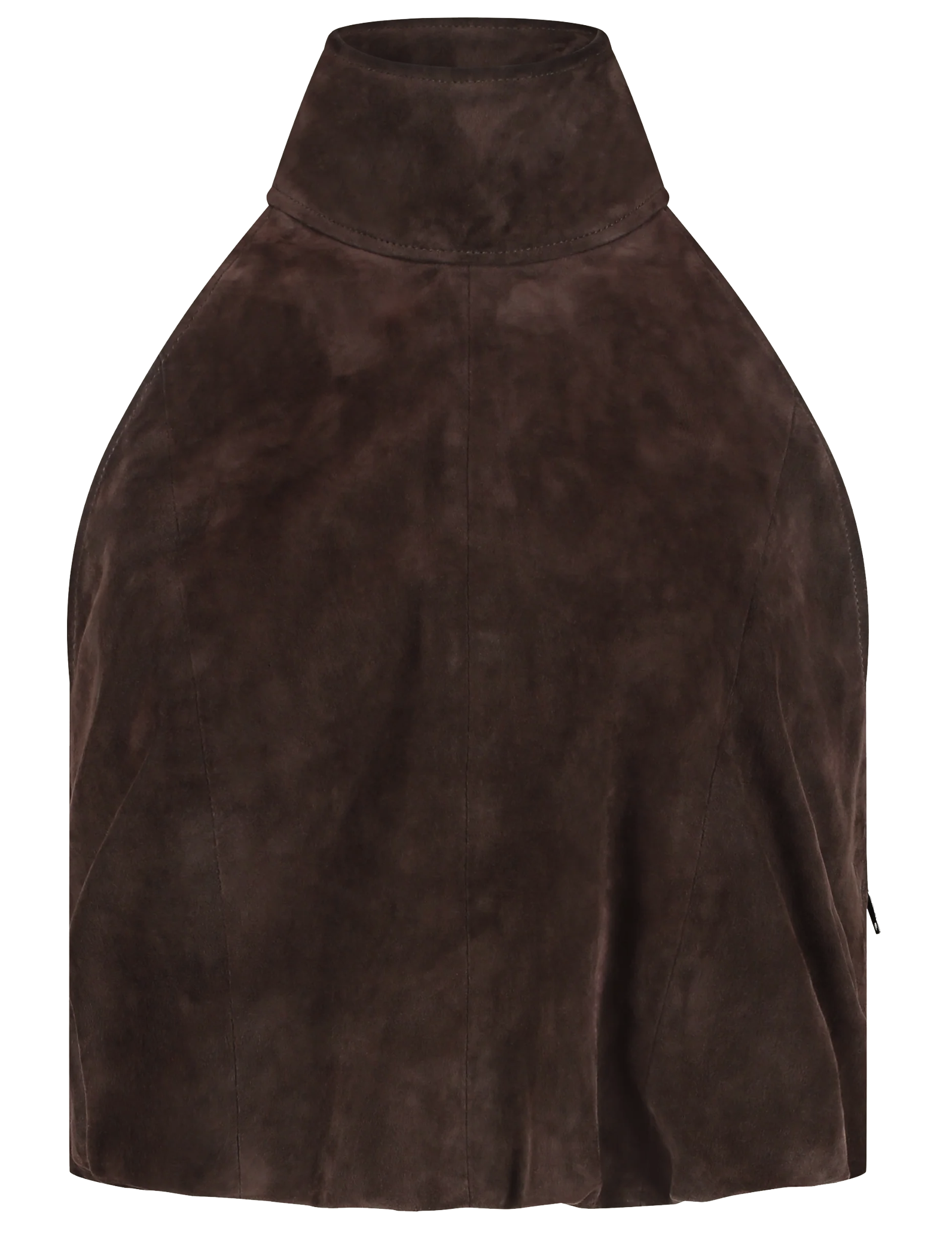 ALTER EGO NAOMI SUEDE HALTER TOP BROWN