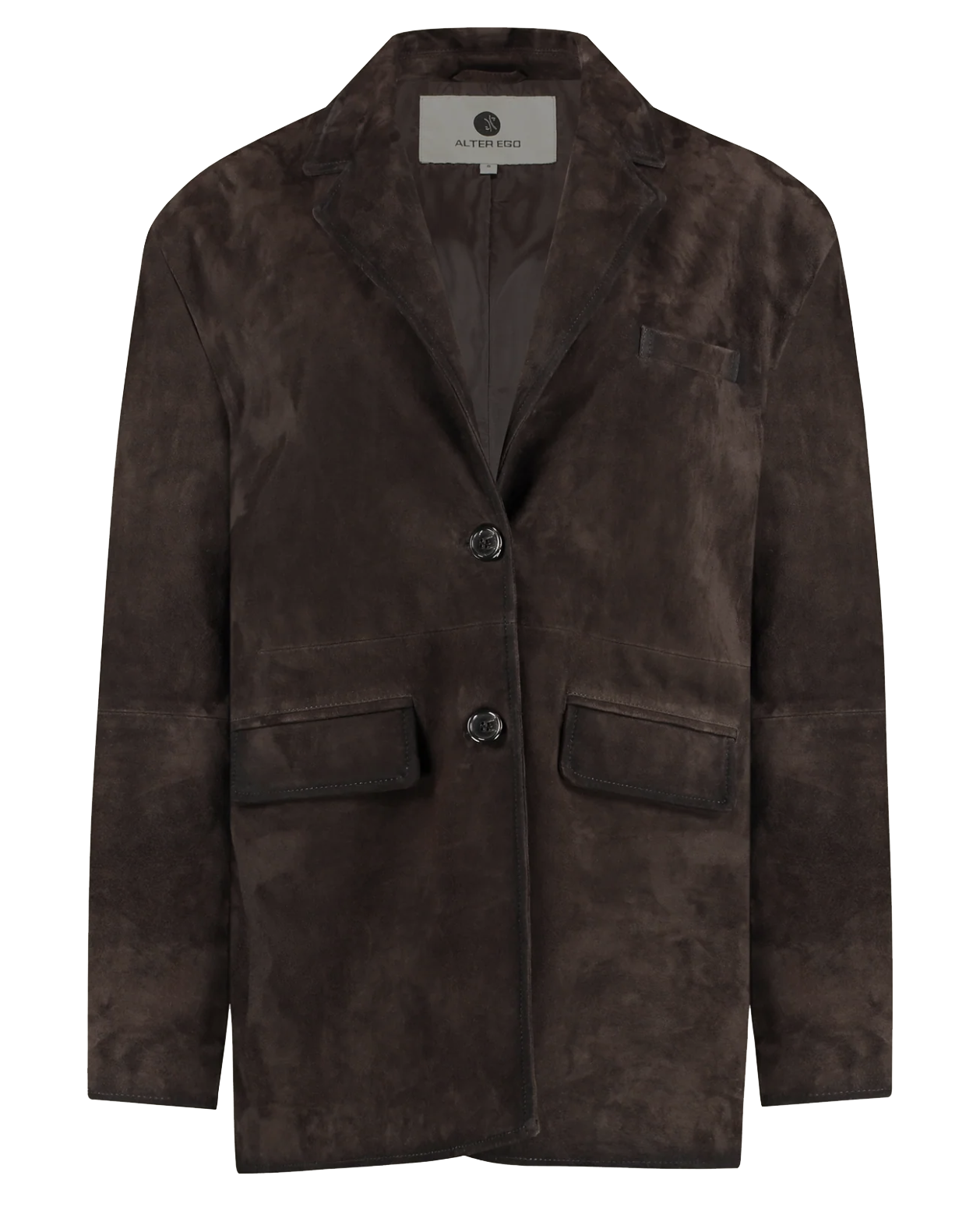 ALTER EGO JILL SUEDE JACKET COFFEE