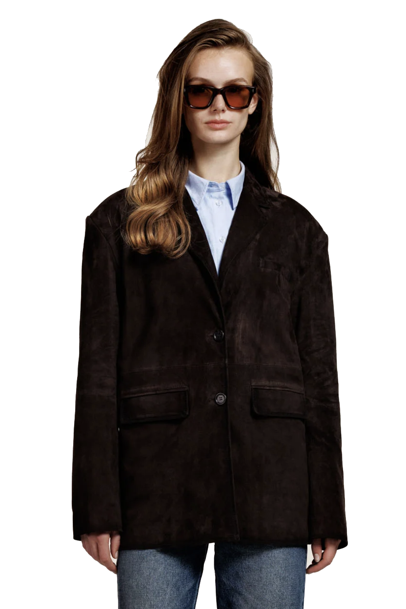 ALTER EGO JILL SUEDE JACKET COFFEE x paulwarmer
