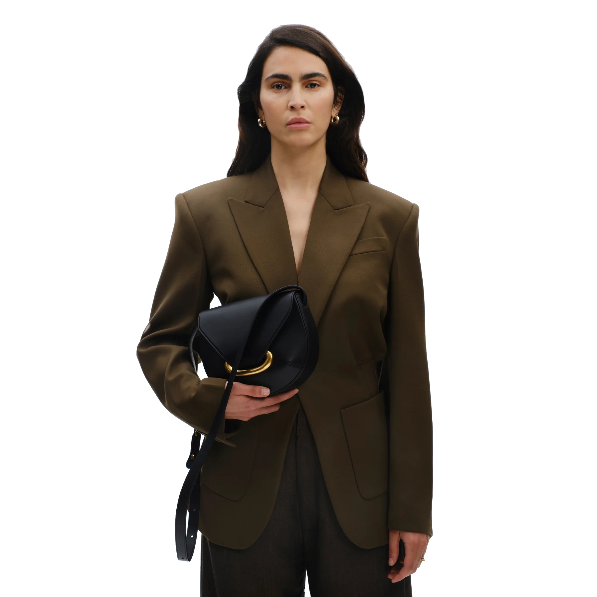 WANDLER VENETO CROSSBODY MEDIUM BLACK