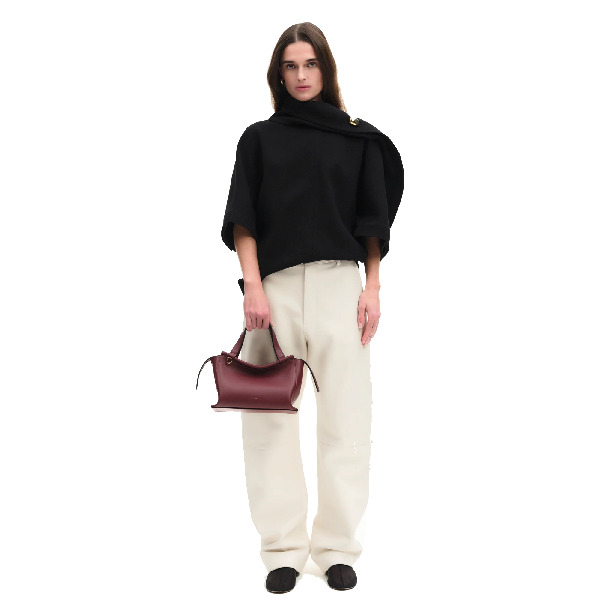 WANDLER IDA BAG SMALL BORDEAUX