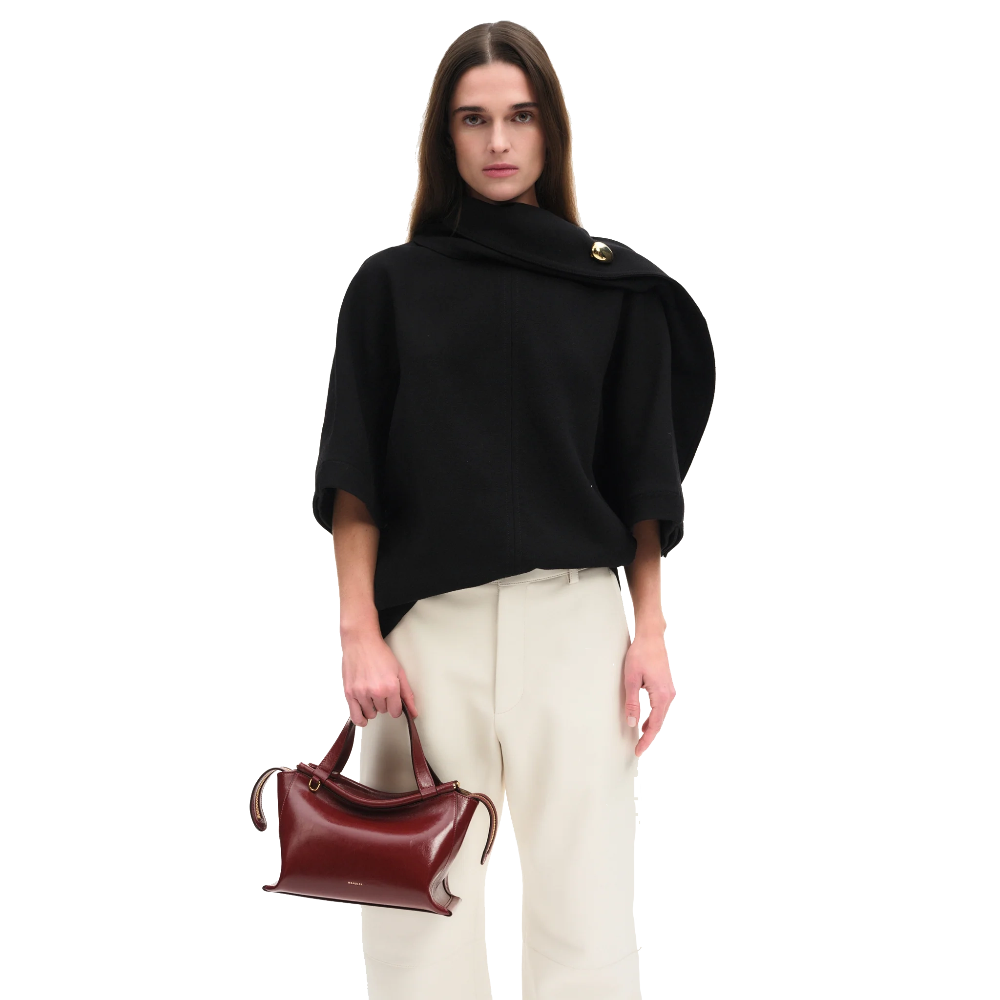 WANDLER IDA BAG SMALL RUBY GLAZE