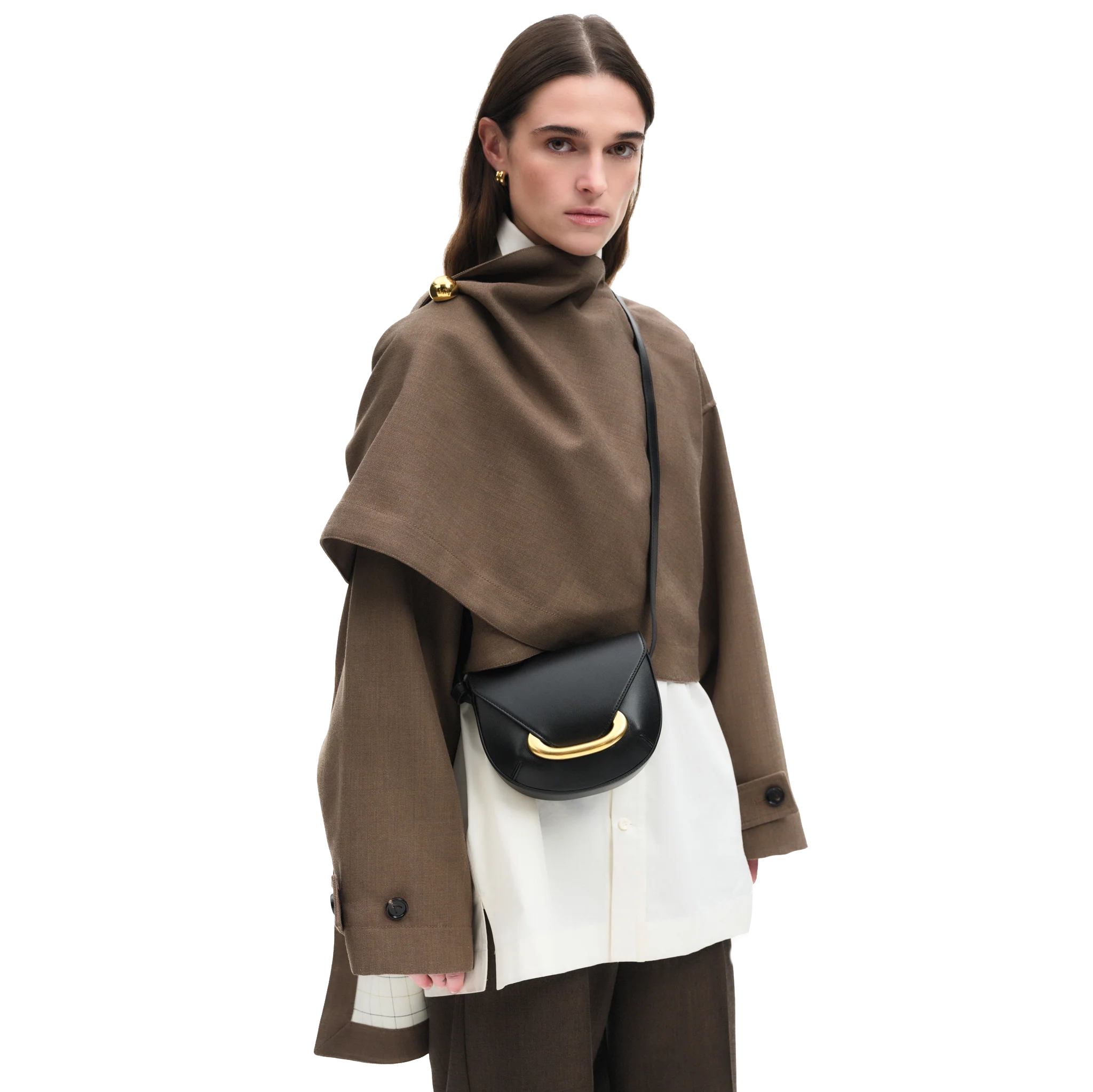 WANDLER VENETO CROSSBODY MEDIUM BLACK