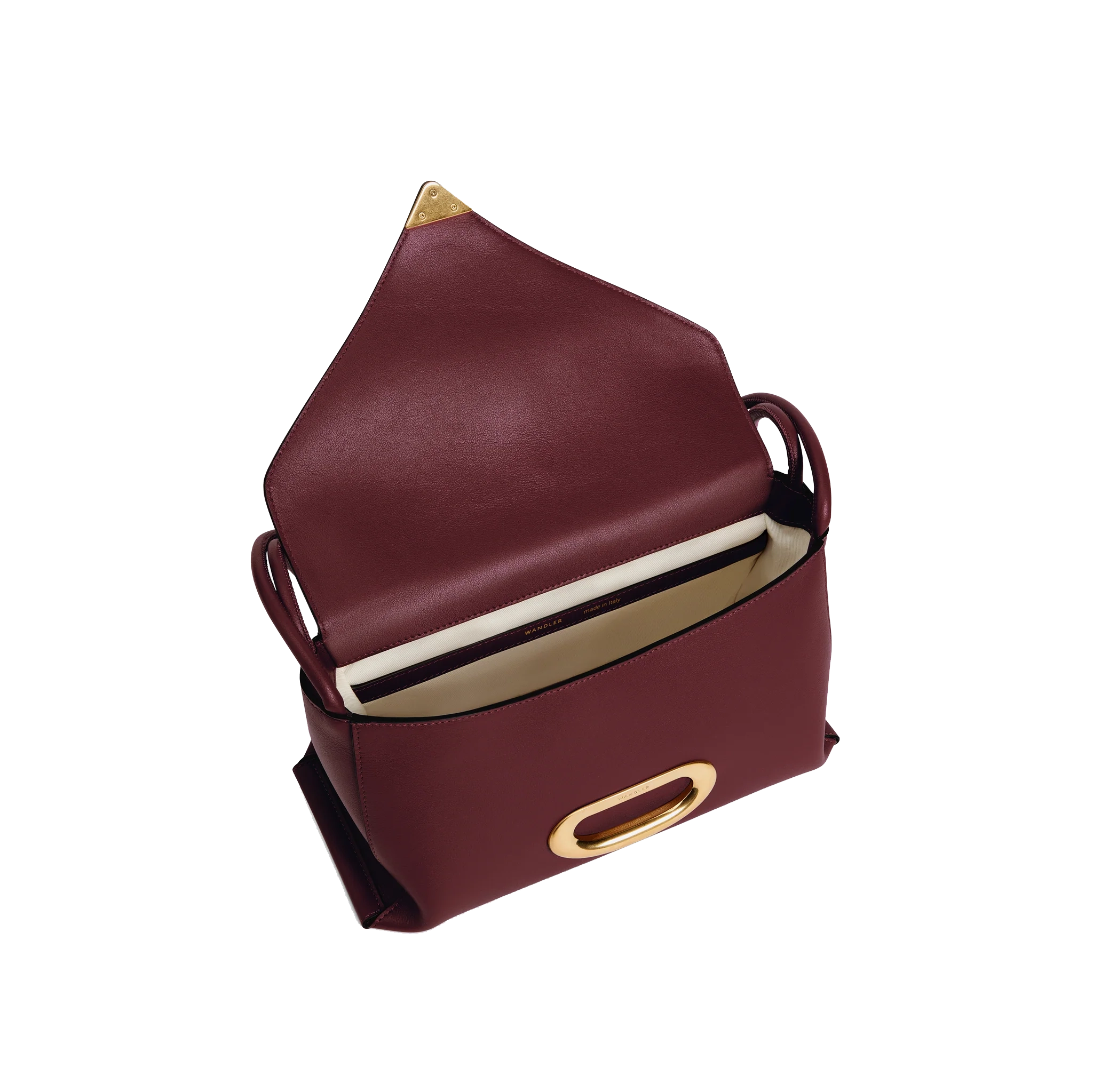WANDLER VENETO SHOULDERBAG LARGE BORDEAUX