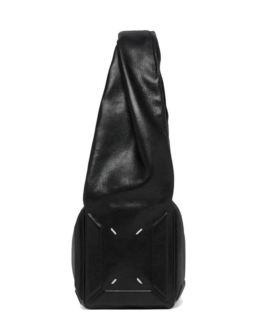 MAISON MARGIELA BOX BAG EAST/WEST MED BLACK