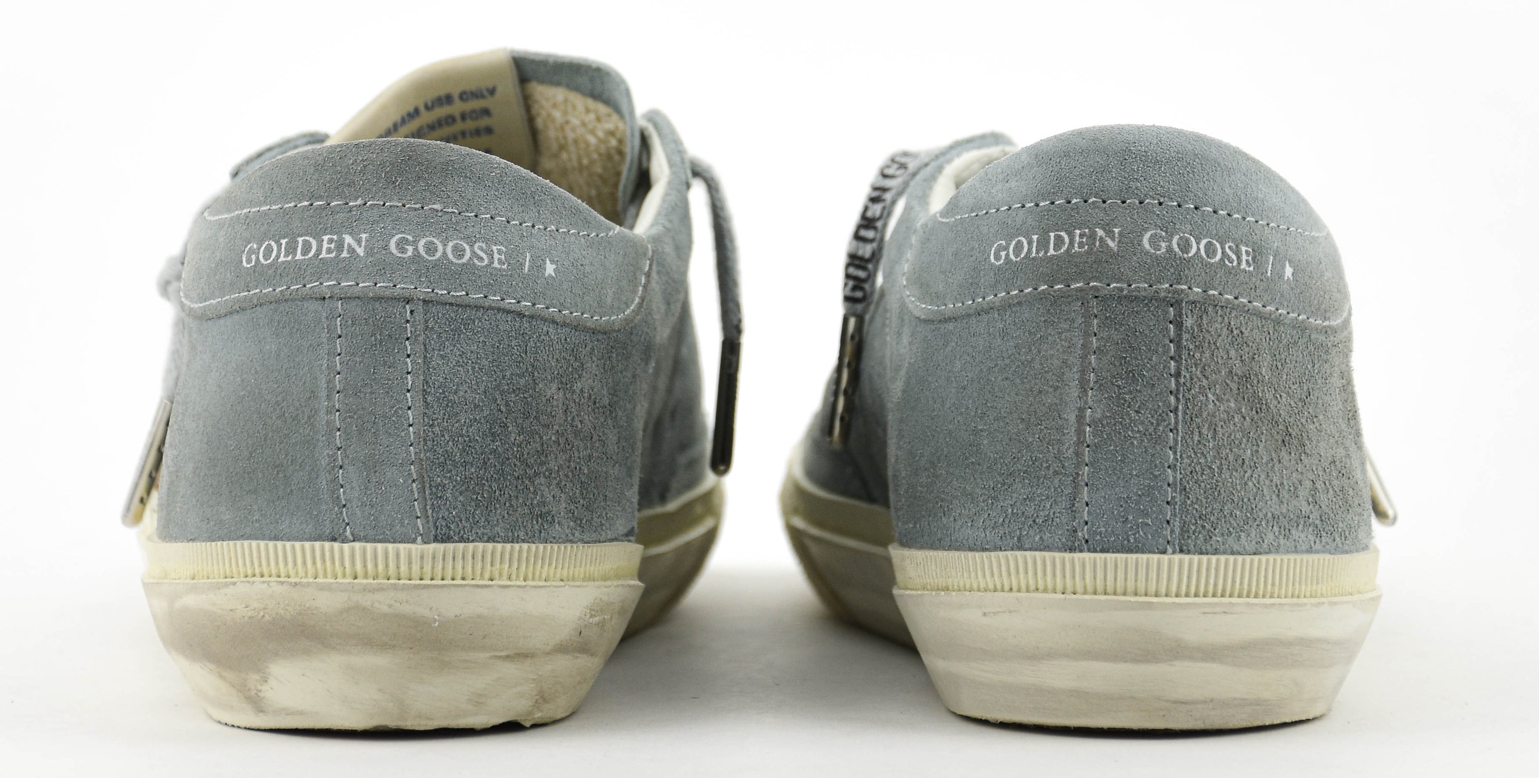 GOLDEN GOOSE SUPERSTAR GREY BLUE PINK