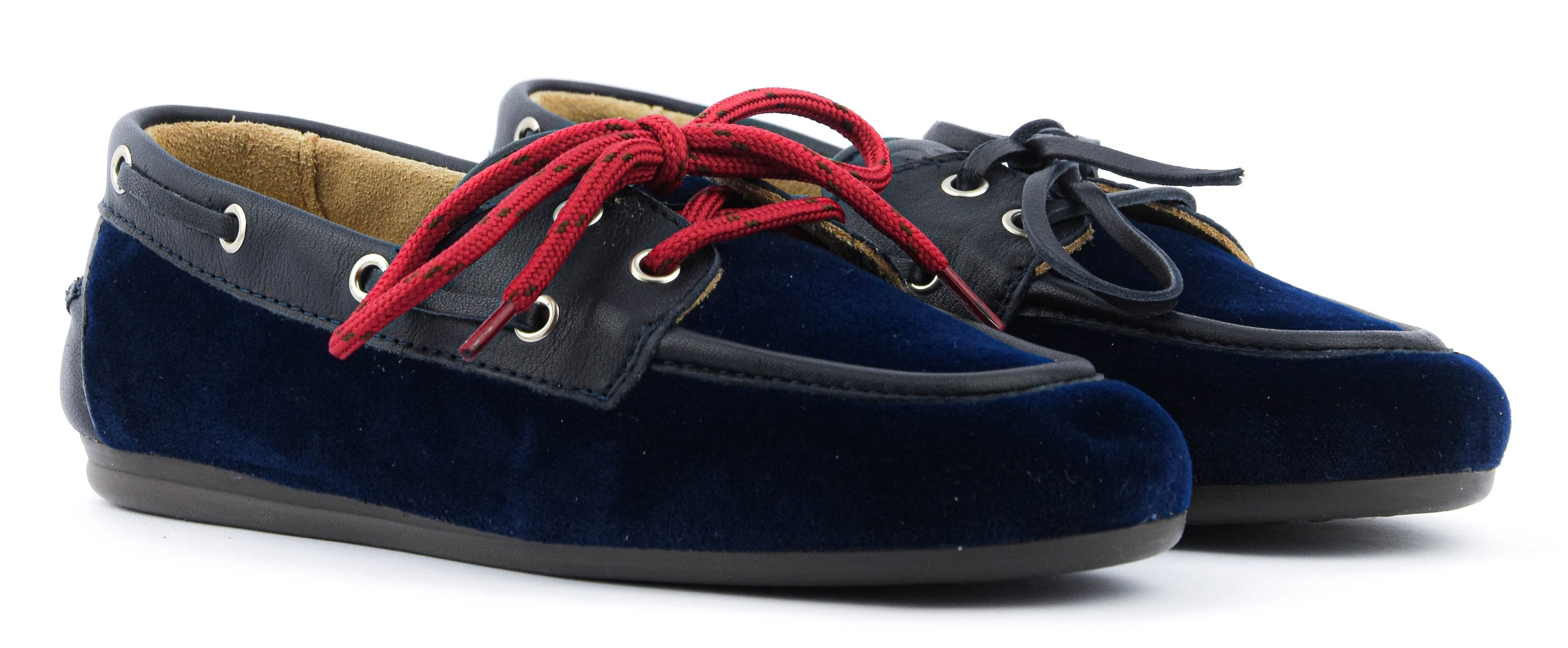 POSA BOAT LOAFER VELVET BLUE