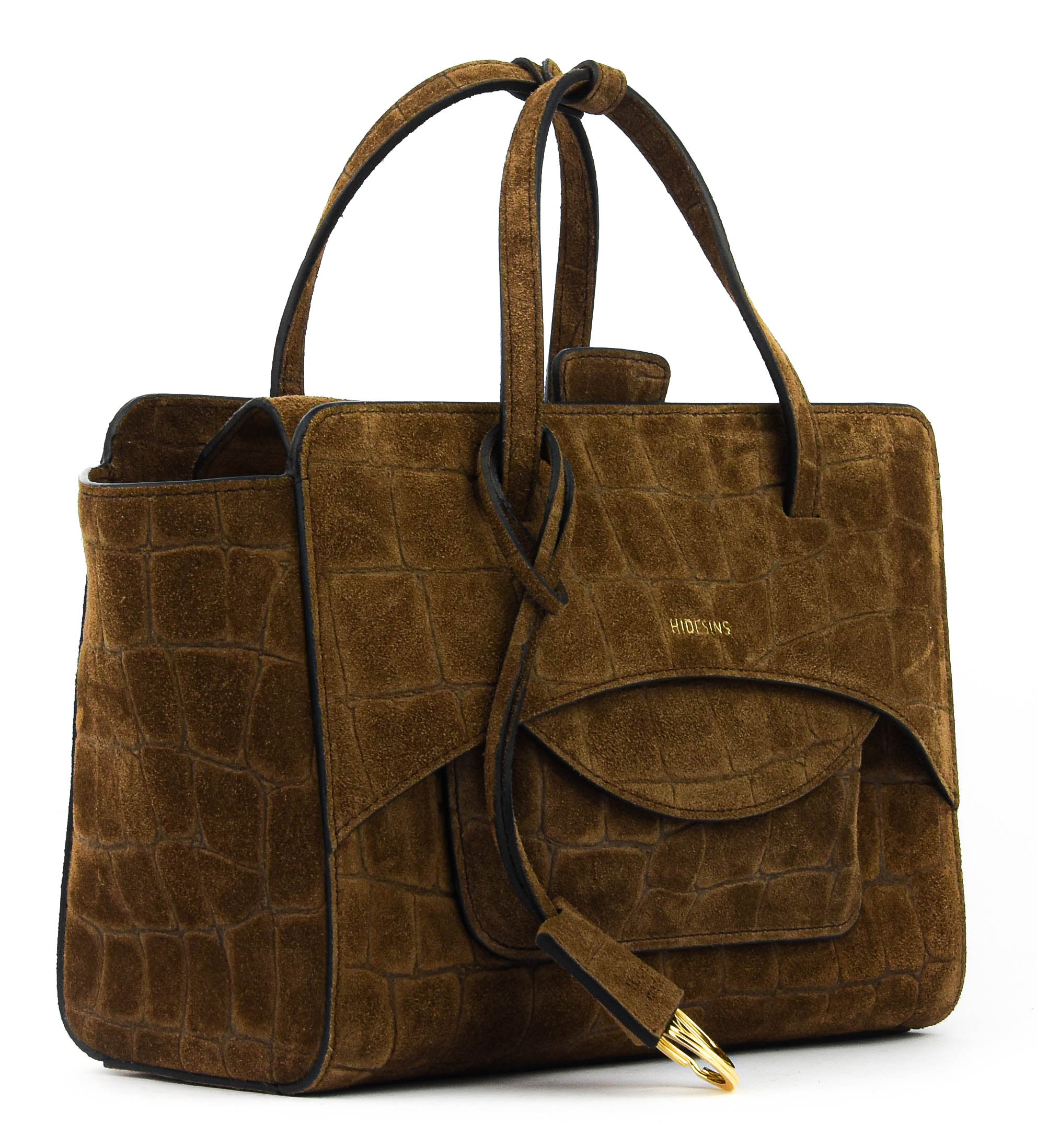 HIDESINS FLAP M COCCO CHOCOLAT