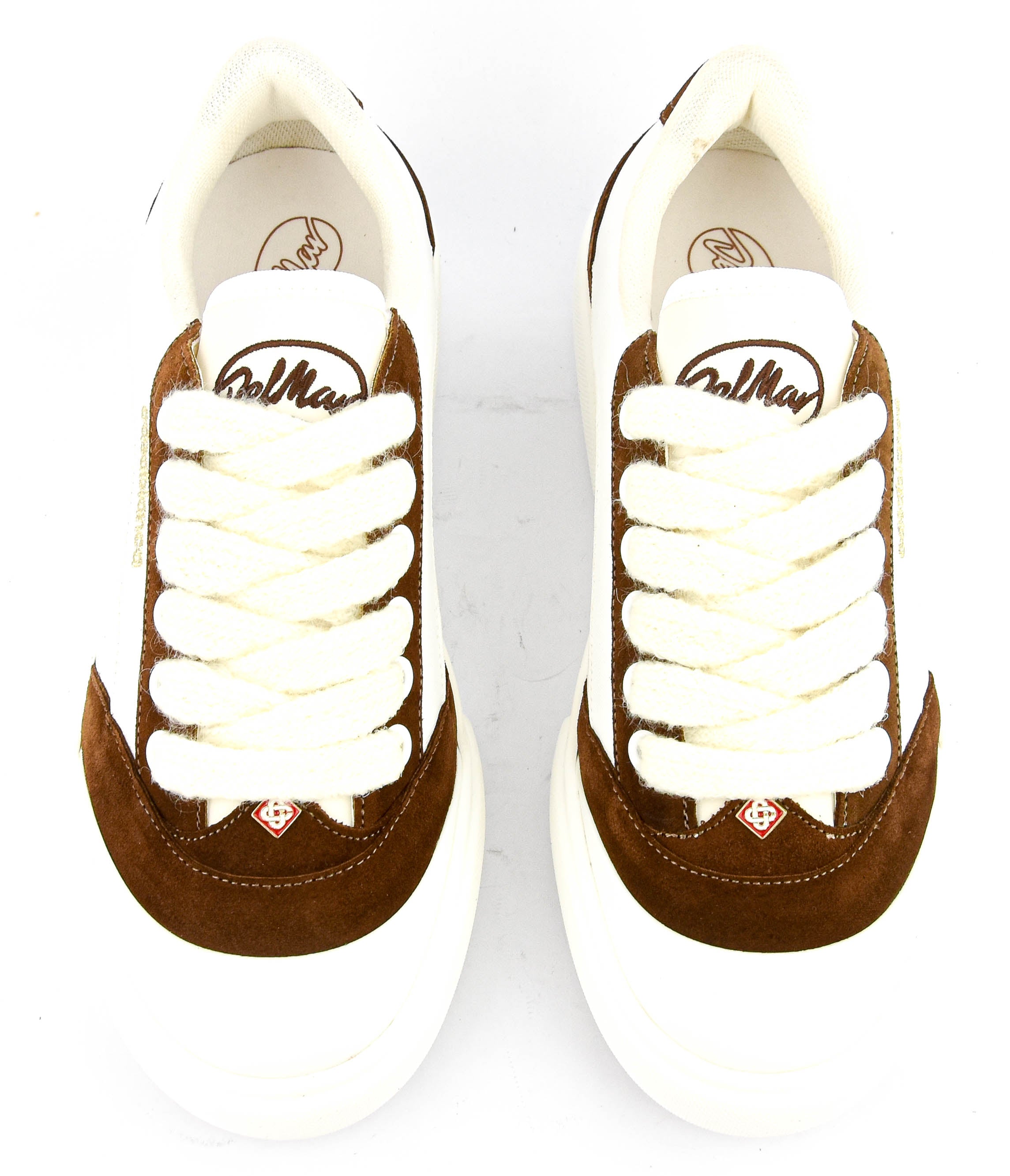 CASABLANCA DEL MAR SNEAKER WHITE BROWN
