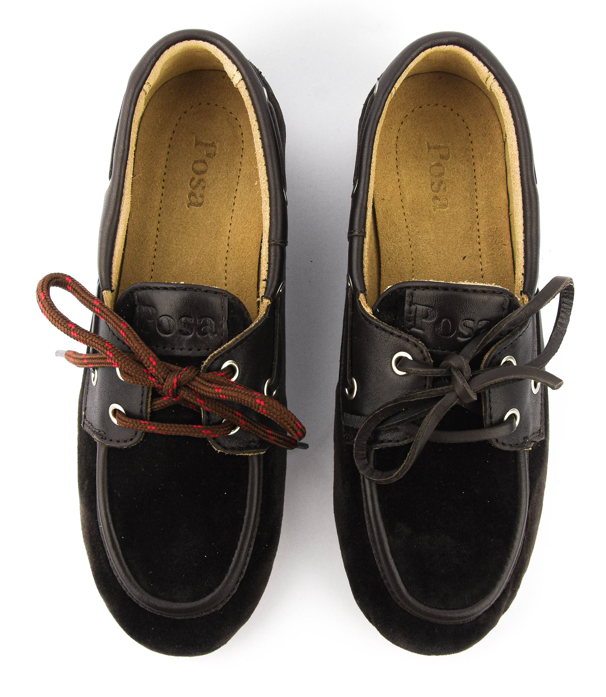 POSA BOAT LOAFER VELVET BROWN