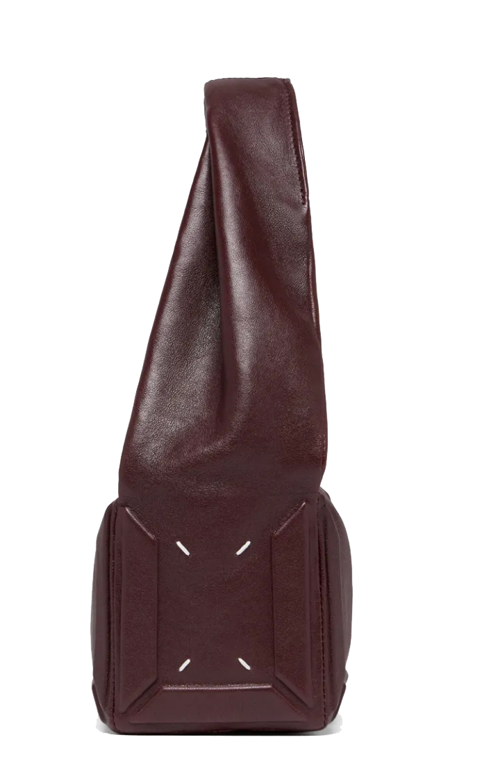 MAISON MARGIELA BOX BAG BORDEAUX