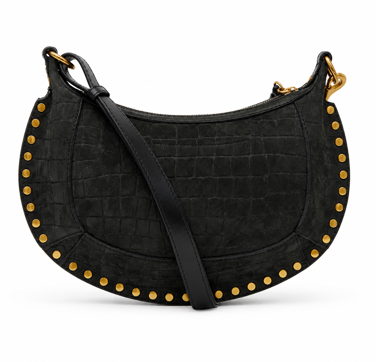 ISABEL MARANT OSKAN MOON BLACK CROC