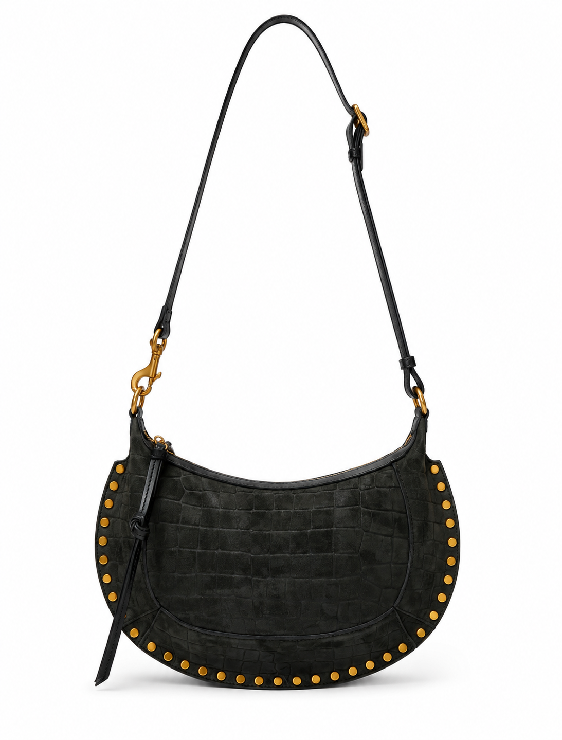 ISABEL MARANT OSKAN MOON BLACK CROC