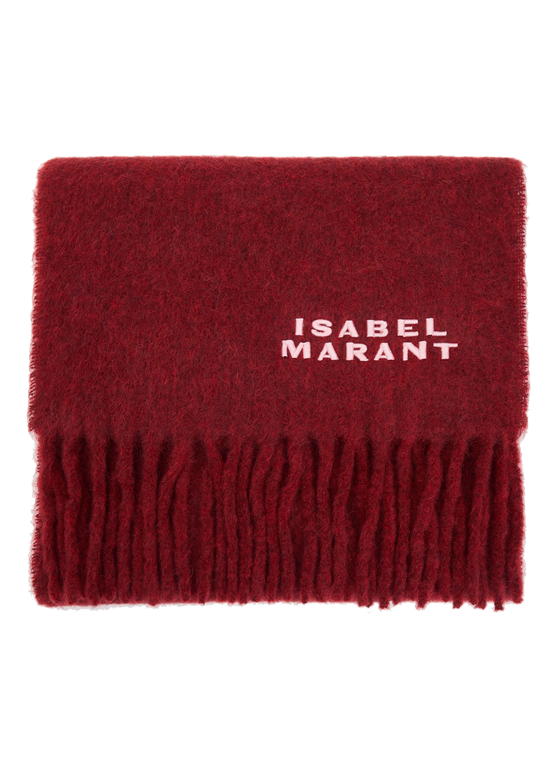 ISABEL MARANT FIRNY SCARF burgundy
