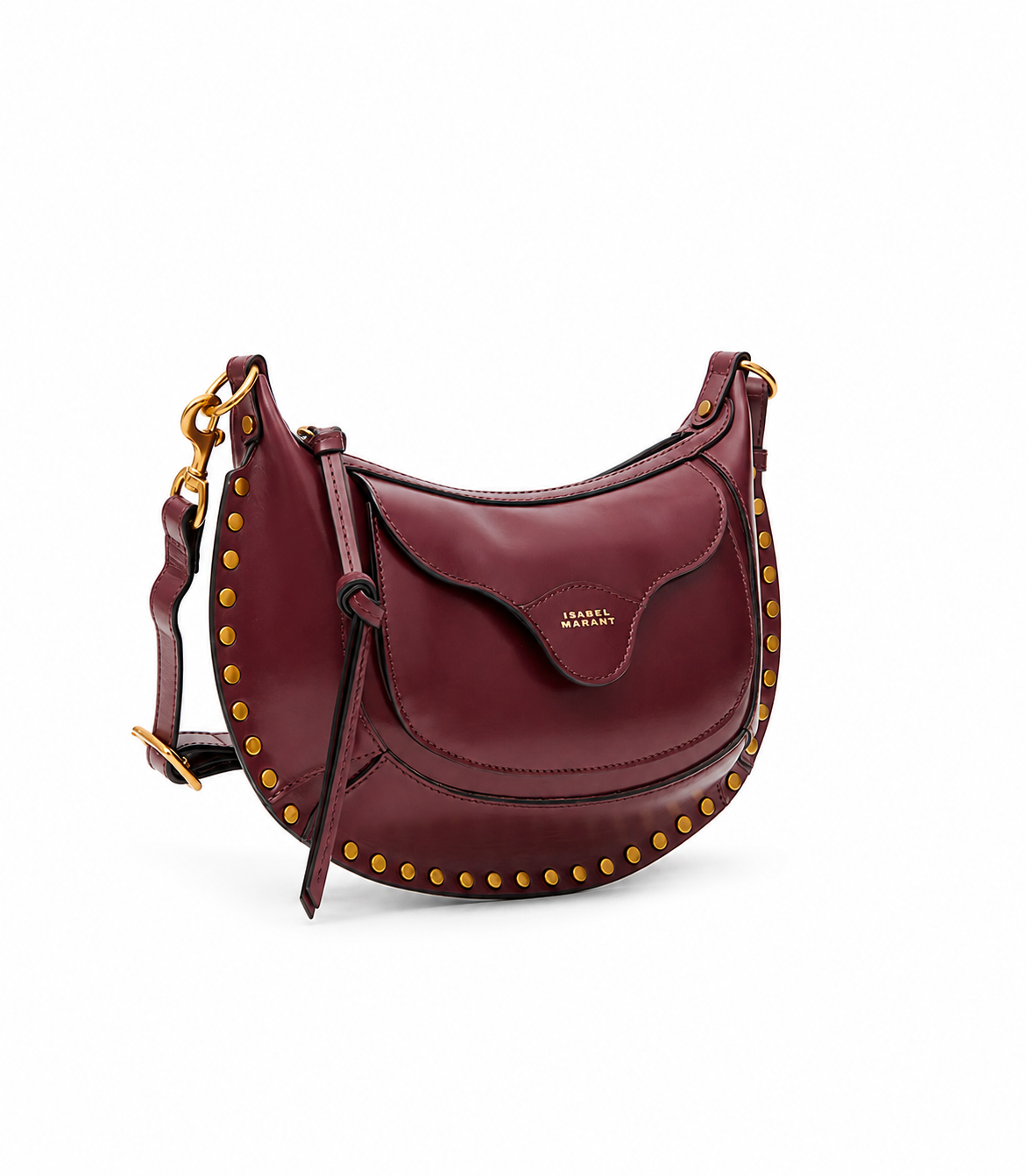 ISABEL MARANT OSKAN MOON POCKET BURGUNDY
