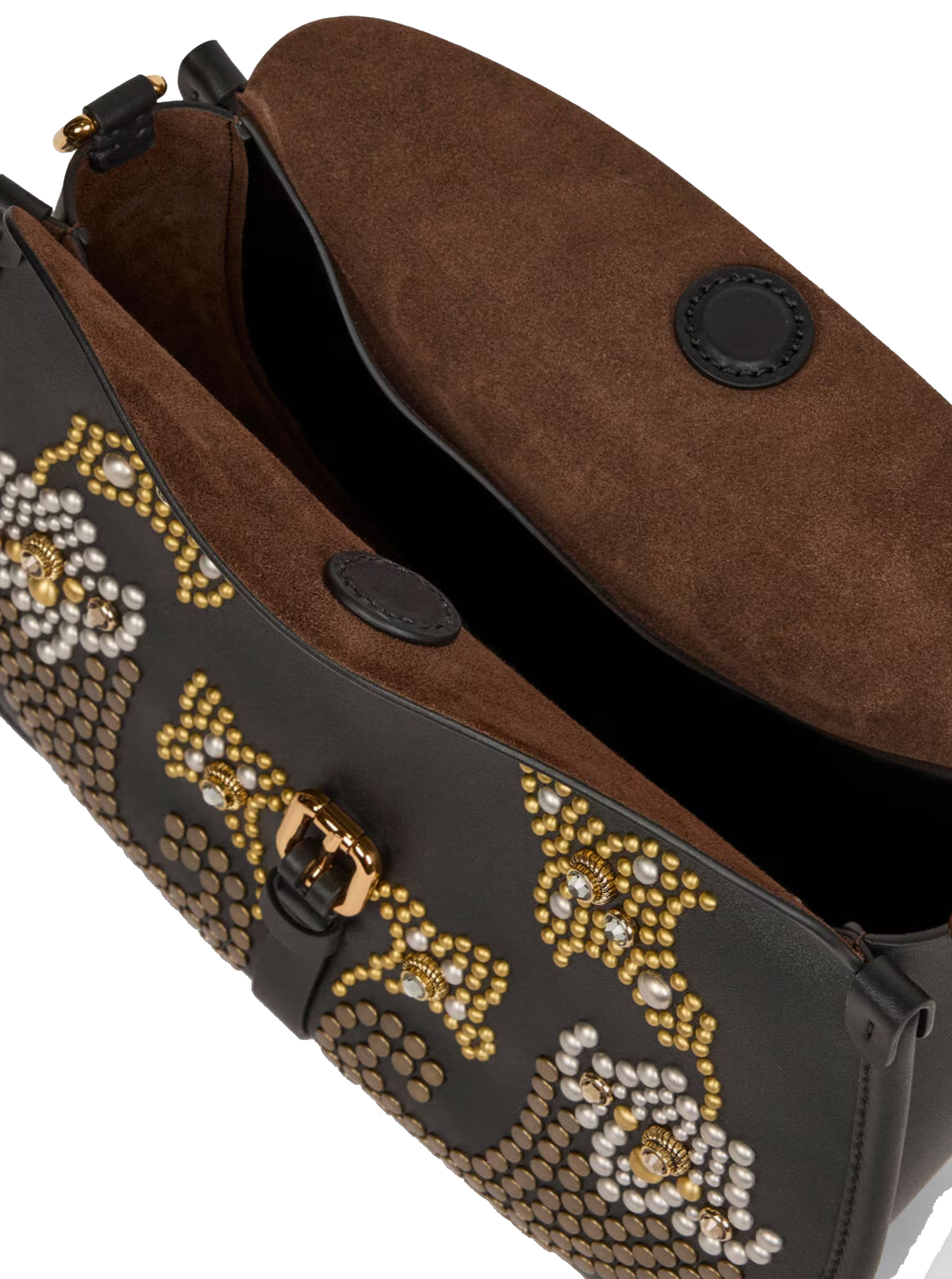 ETRO PONY MEDIUM CROSSBODY BLACK EMBELLISHED