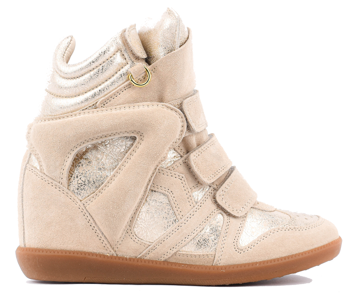ISABEL MARANT BEKETT RING LIGHT BEIGE GOLD