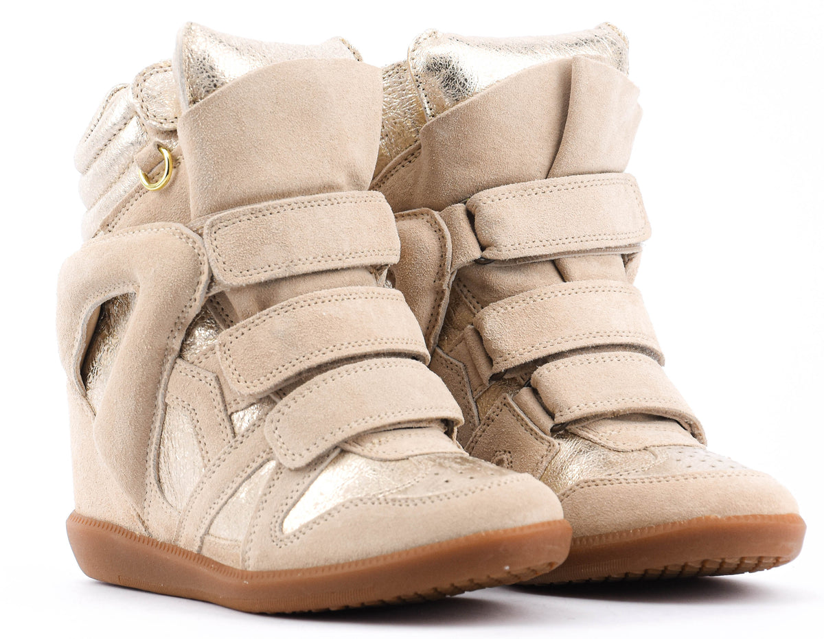 ISABEL MARANT BEKETT RING LIGHT BEIGE GOLD