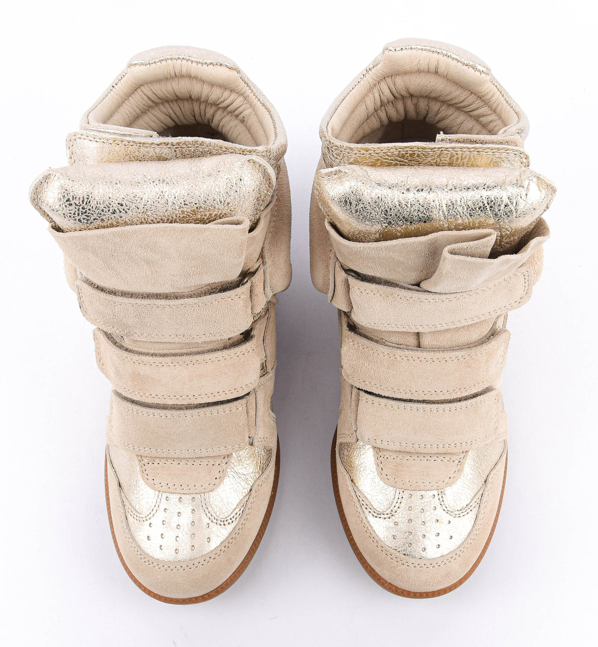 ISABEL MARANT BEKETT RING LIGHT BEIGE GOLD