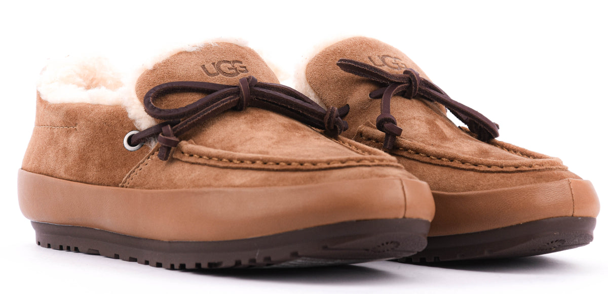 UGG QUILL SLIP-ON CHESTNUT