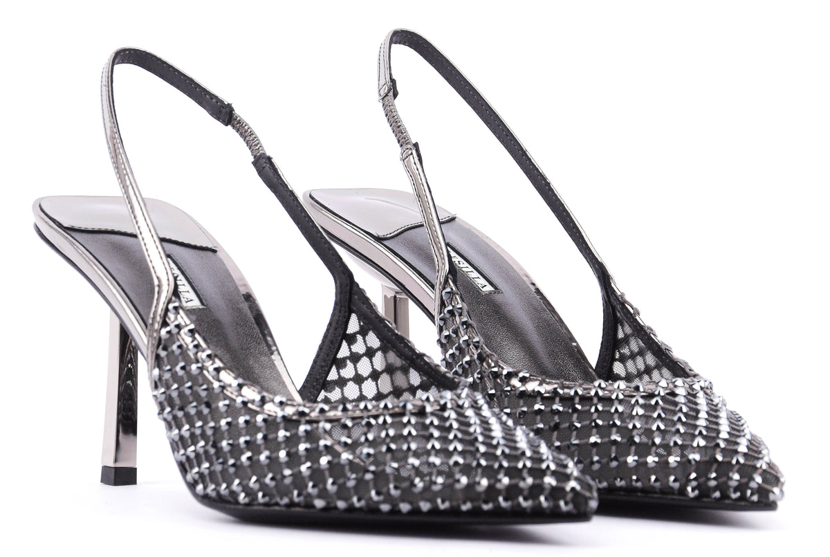 LE SILLA CHANEL GILDA PUMP STRASS PELTRO