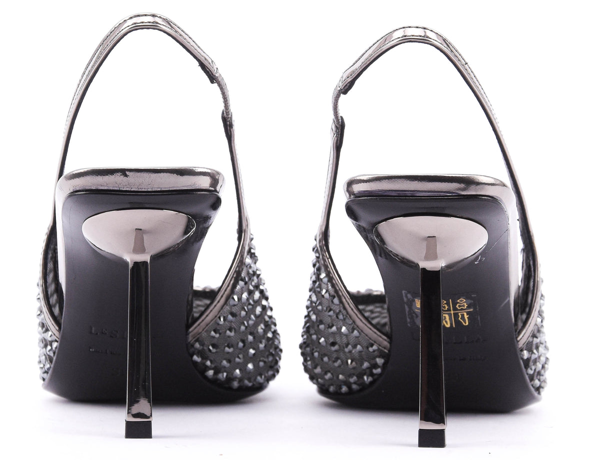LE SILLA CHANEL GILDA PUMP STRASS PELTRO