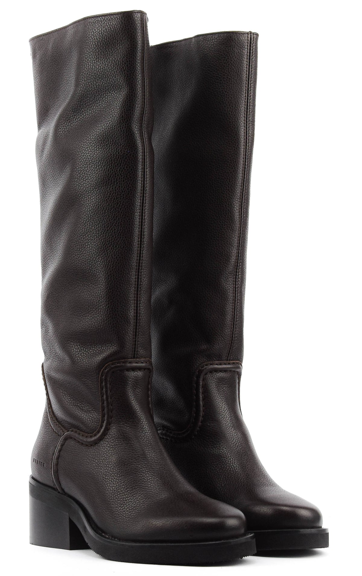 NUBIKK CASSY BOOT DARK BROWN GRAIN