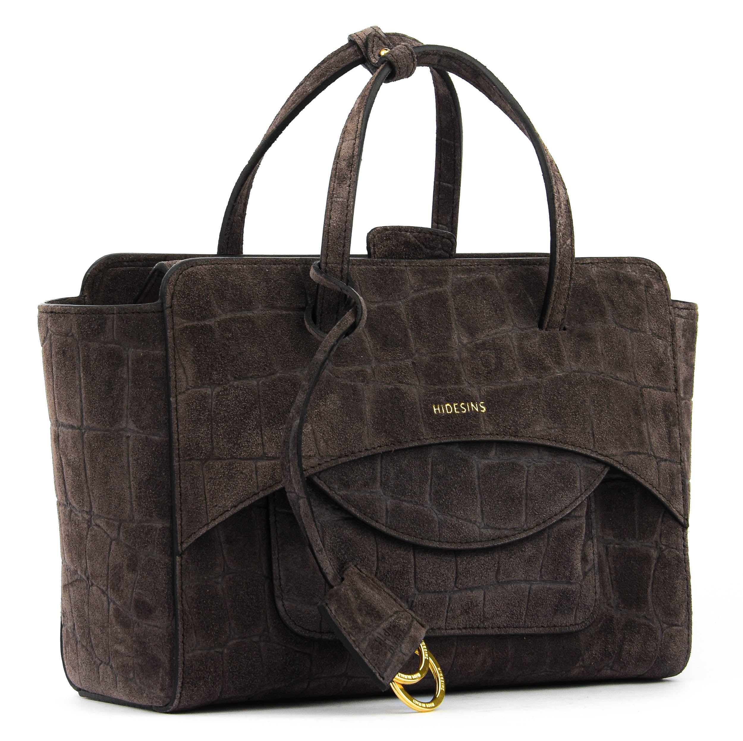 HIDESINS FLAP M COCCO CHOCOLAT