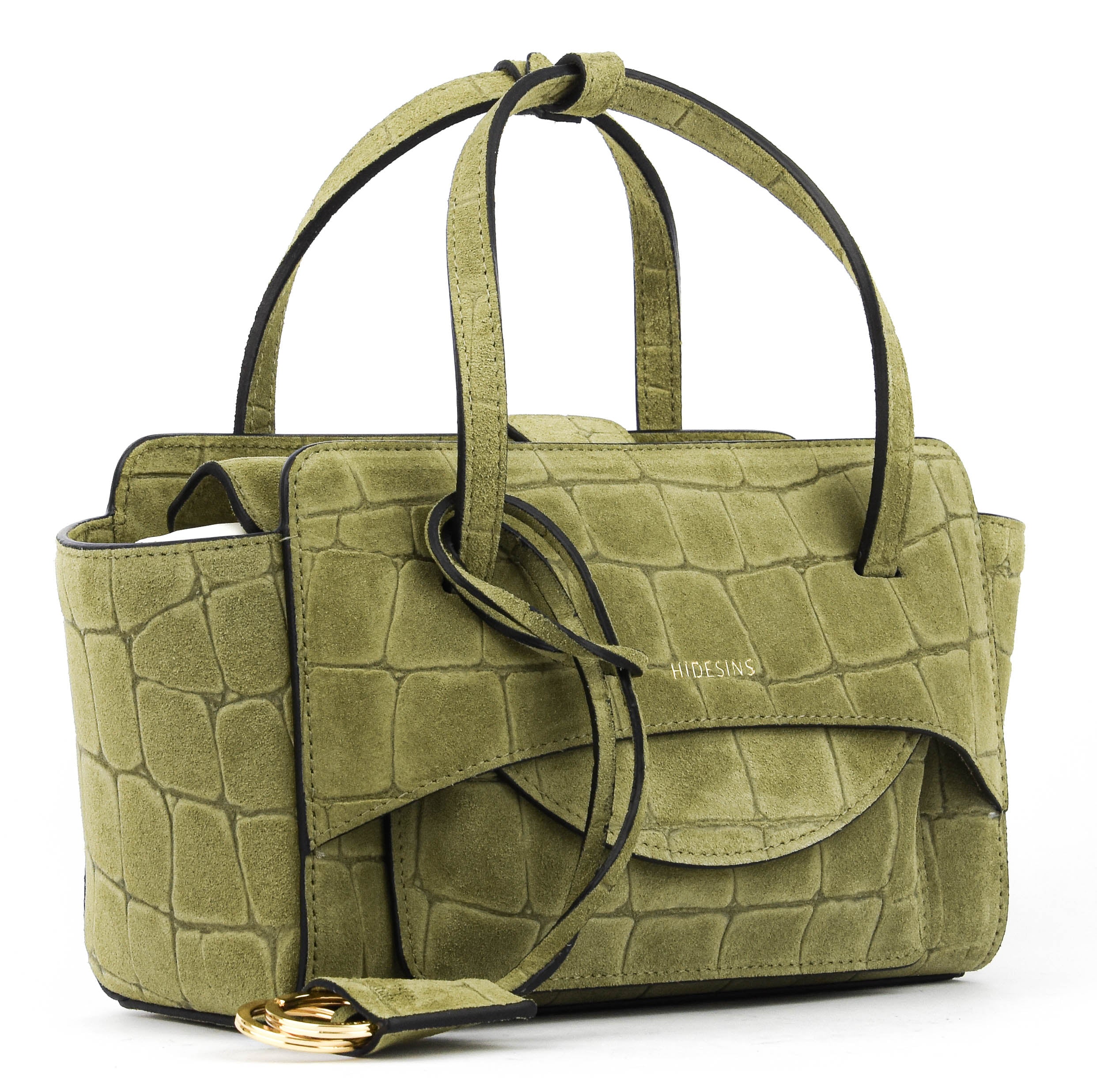 HIDESINS FLAP S COCCO OLIVE