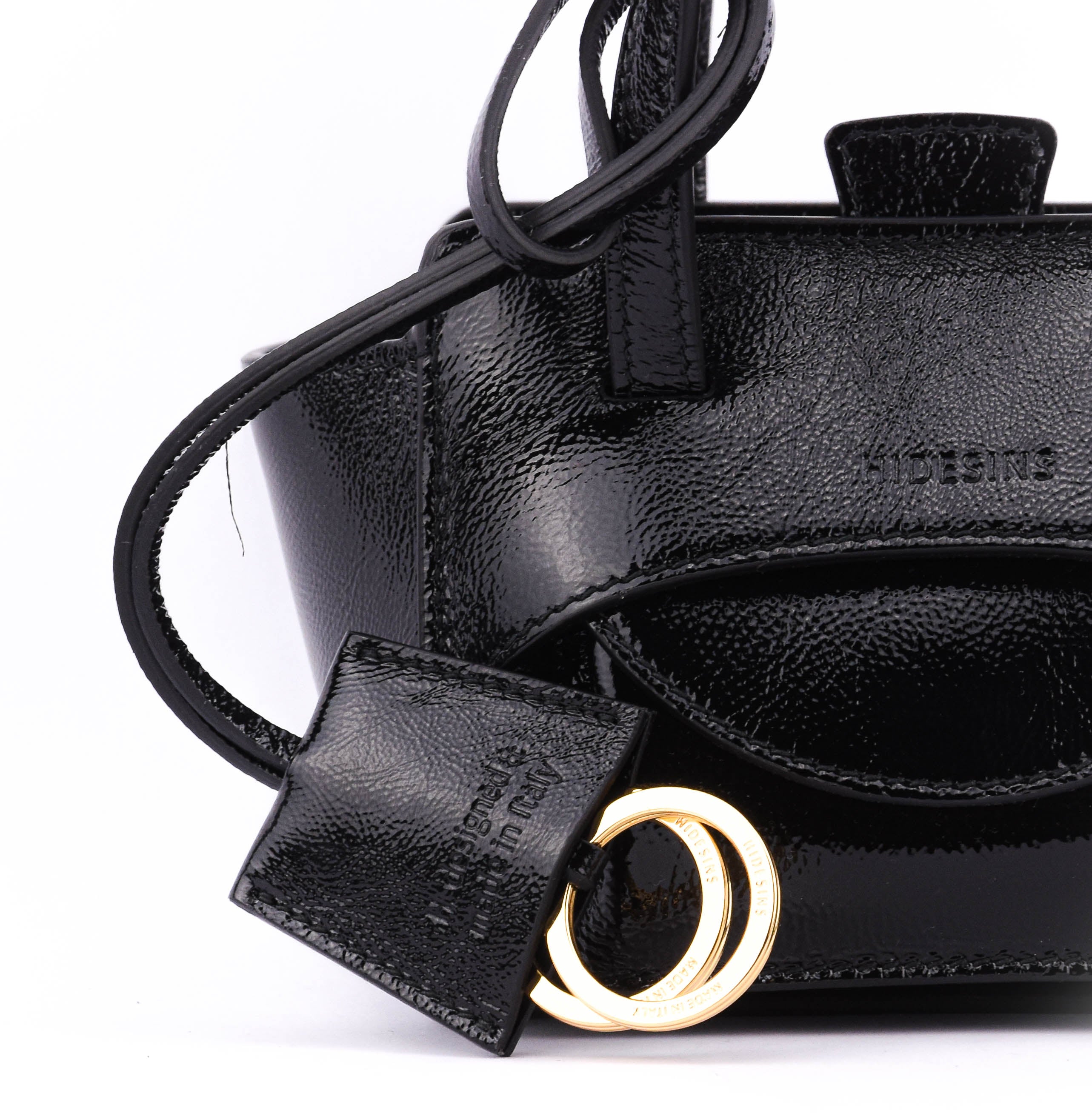 HIDESINS BAG FLAP XS VERGEM BLACK