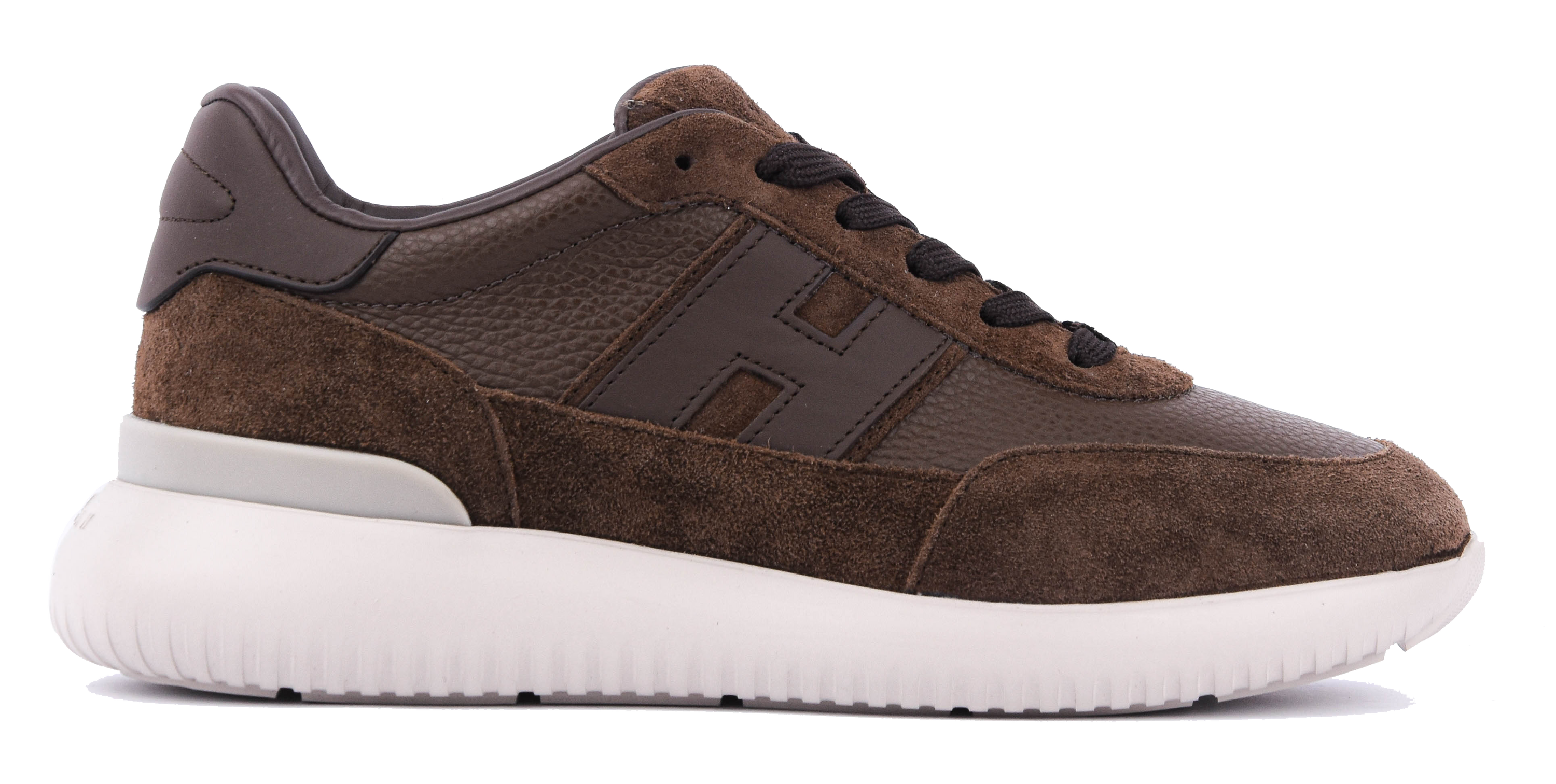 HOGAN INTERACTIVE DARK BROWN suede