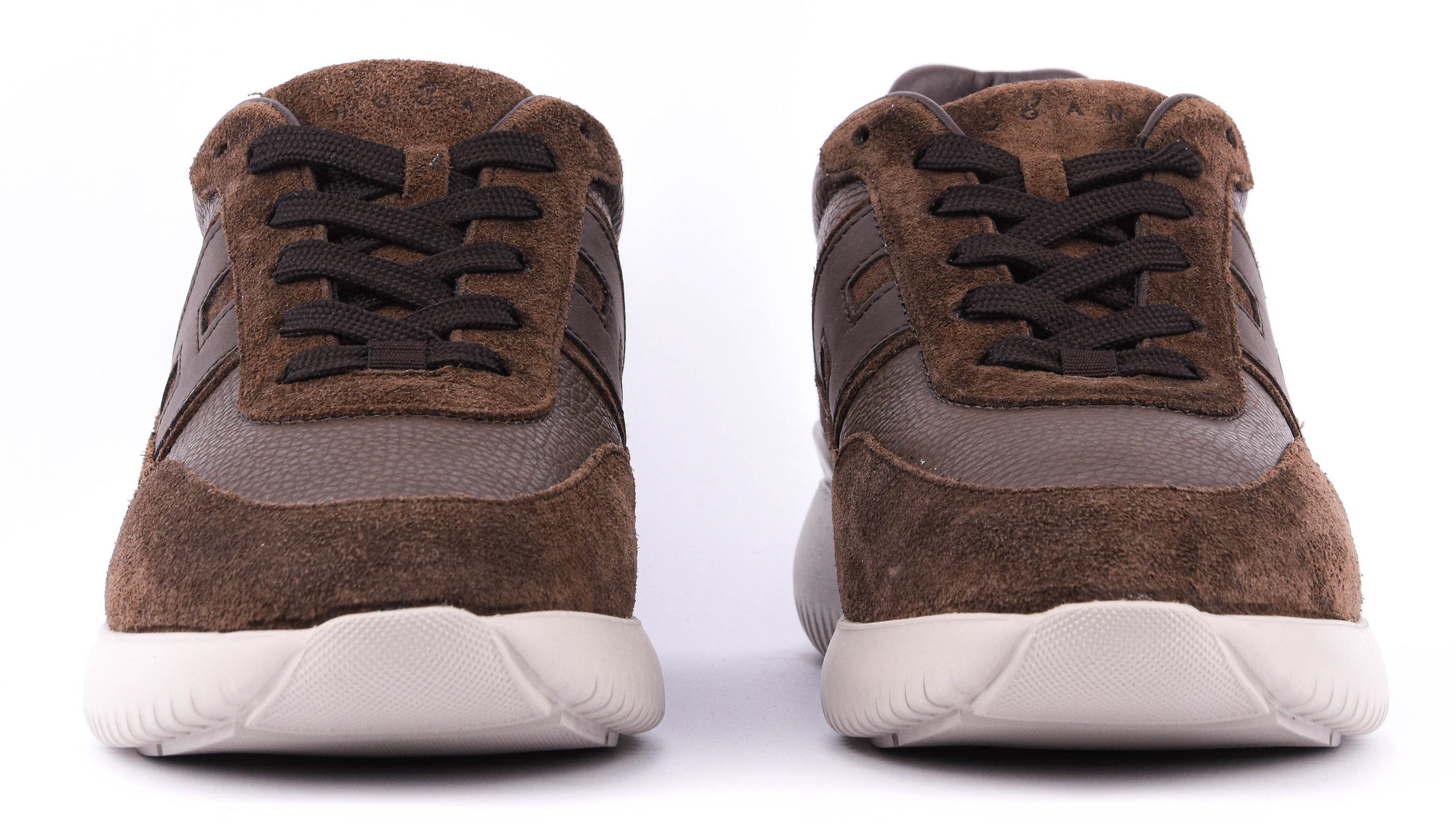 HOGAN INTERACTIVE DARK BROWN SUEDE