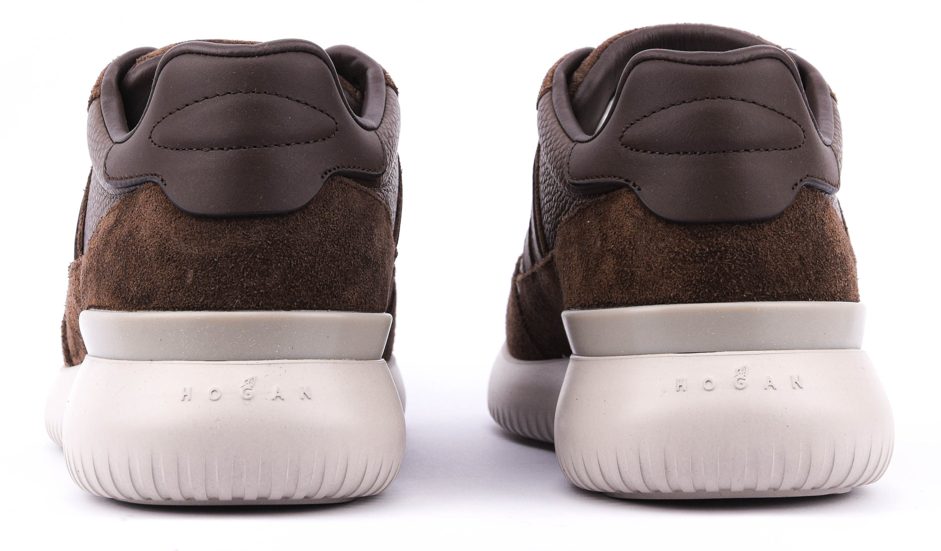 HOGAN INTERACTIVE DARK BROWN SUEDE