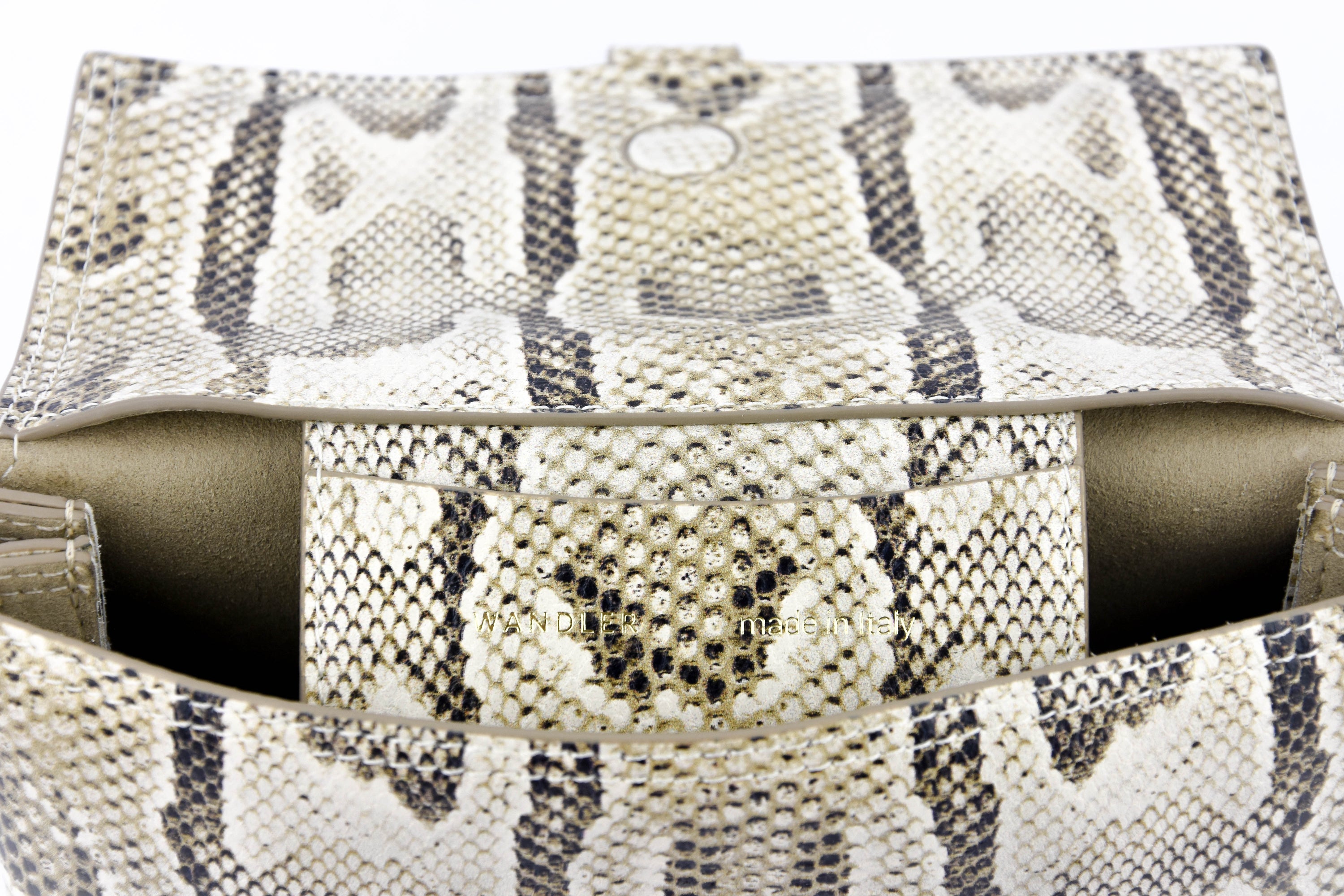 WANDLER IDA TRIO BAG ISLAND PYTHON