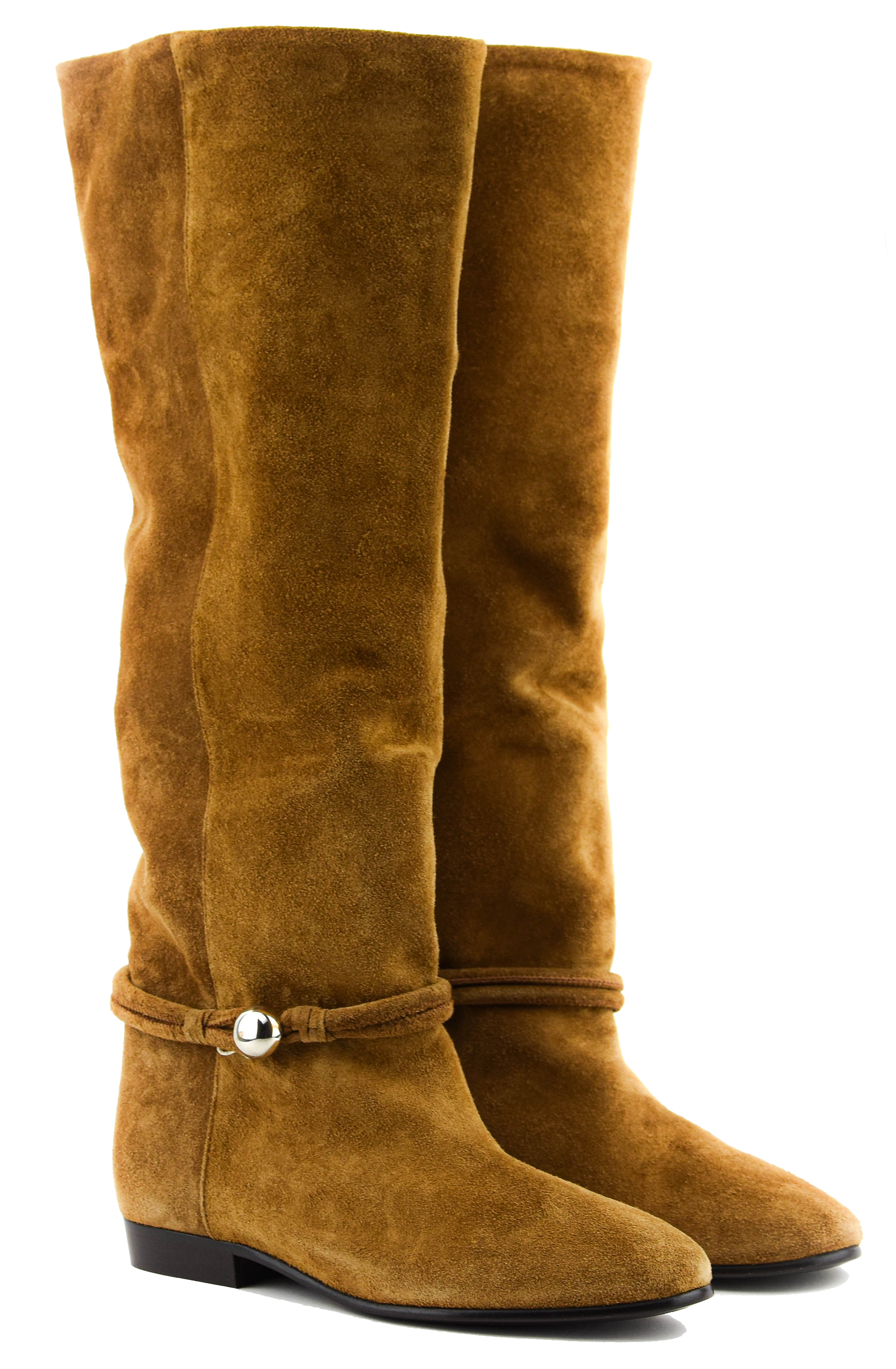 ISABEL MARANT NYNEL BUTTON BOOT COGNAC