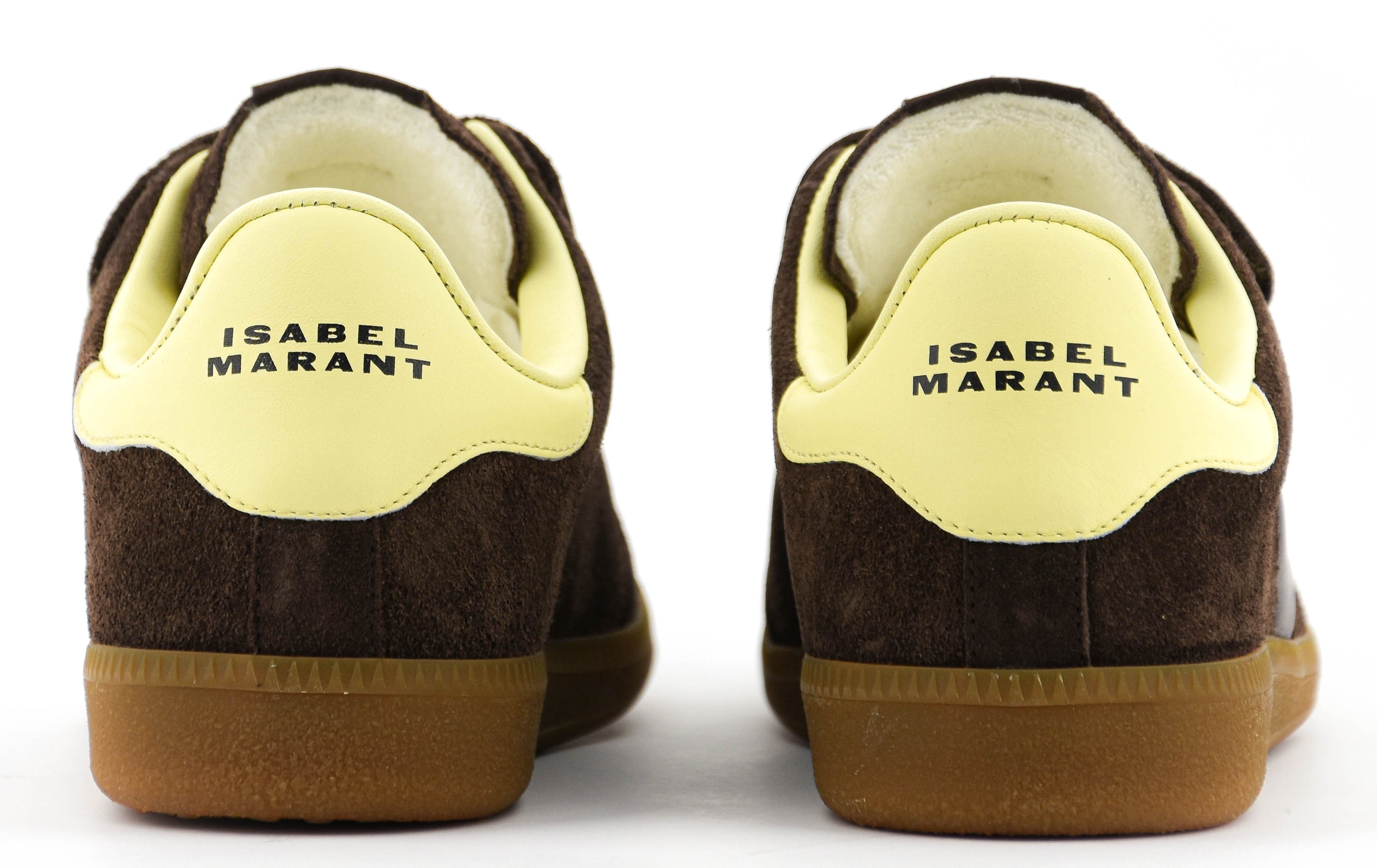 ISABEL MARANT BETH SNEAKER CHOCOLATE YELLOW