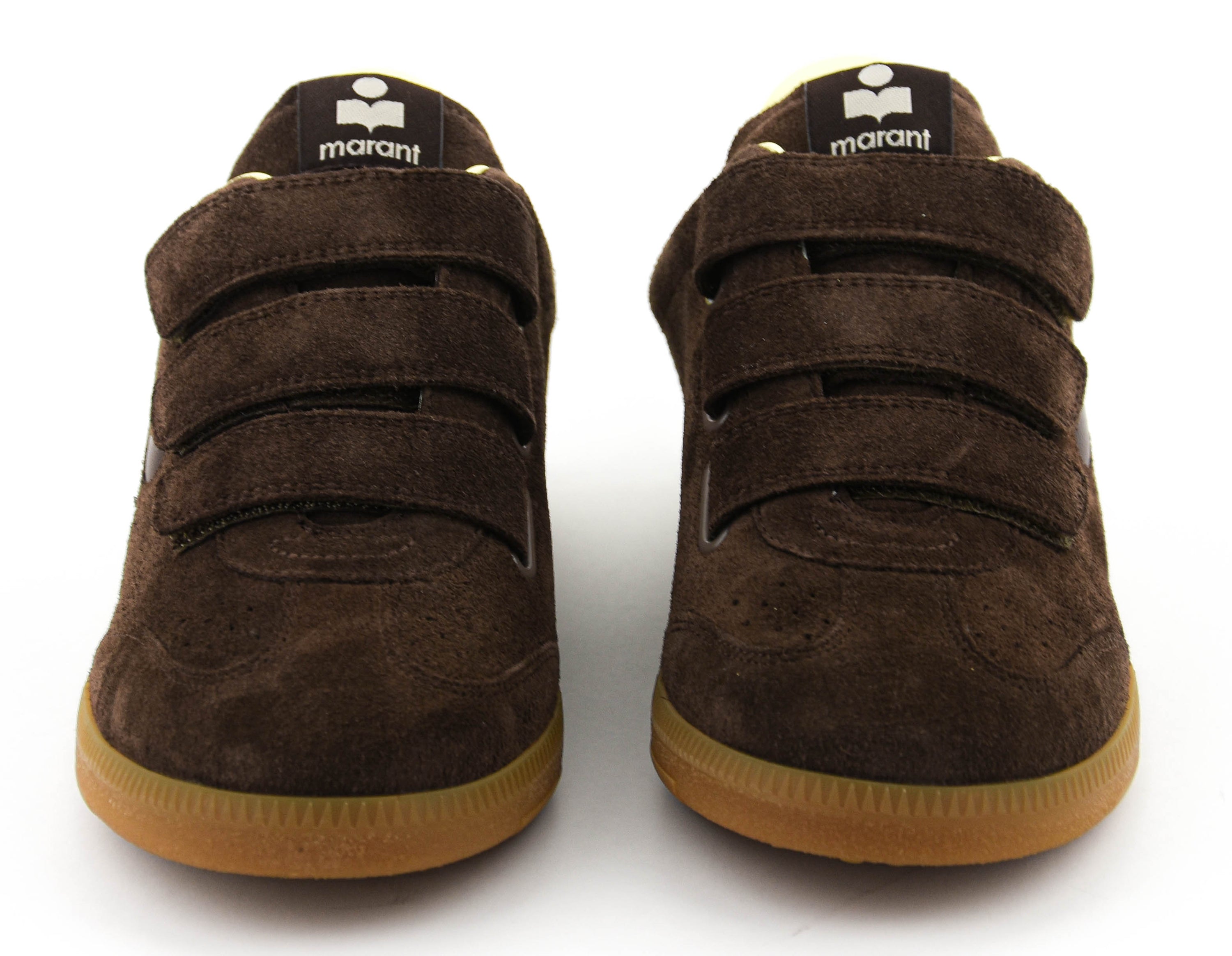 ISABEL MARANT BETH SNEAKER CHOCOLATE YELLOW