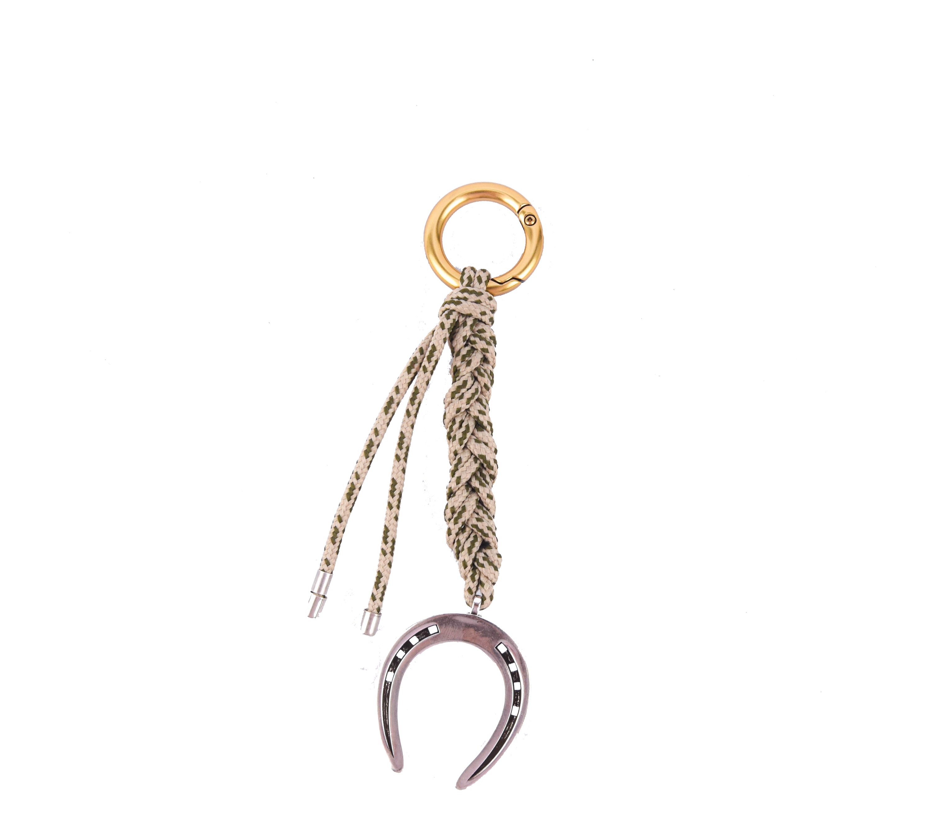 ISABEL MARANT HORSESHOE KEY RING ALMOND SILVER